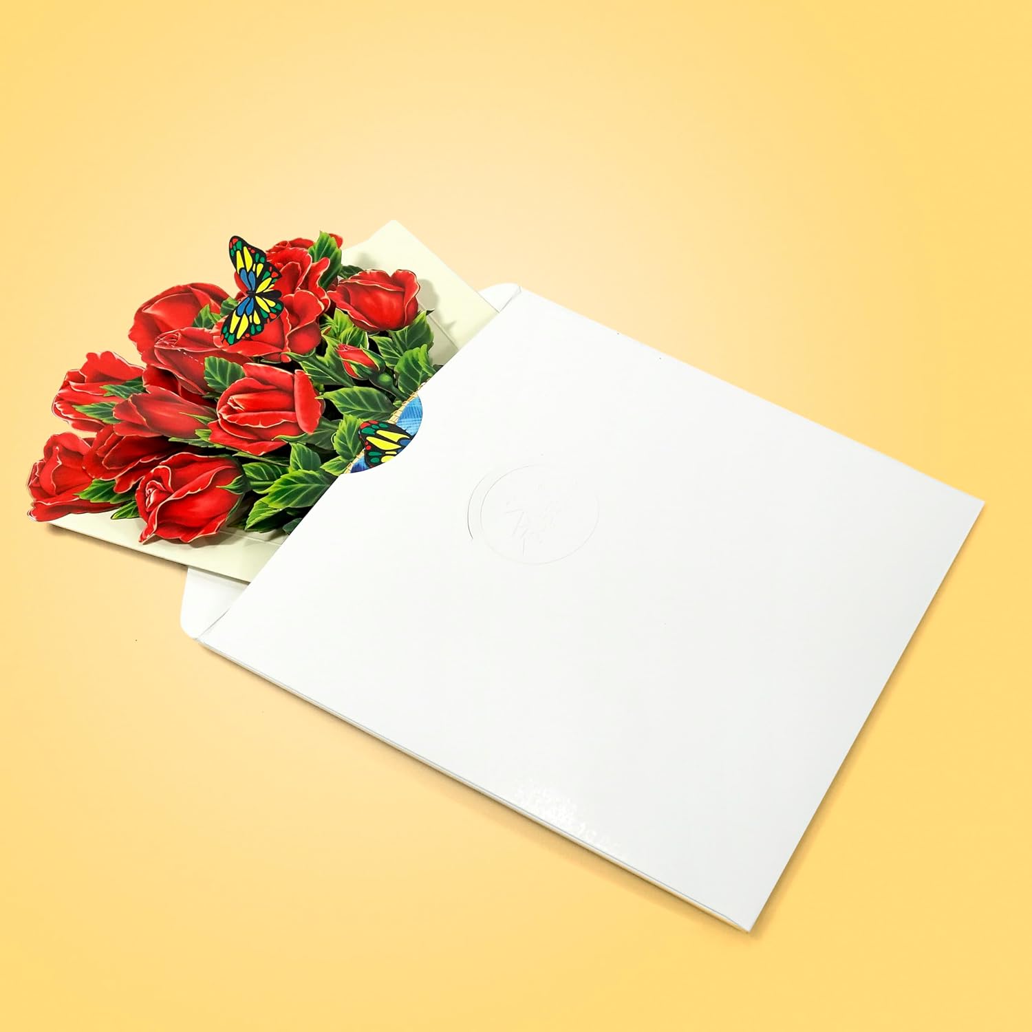 Thumbnail 4 de CUTPOPUP Red Rose Bouquet 3D Pop Up Greeting Card (26x30cm) for Birthday, Mother’s Day and more