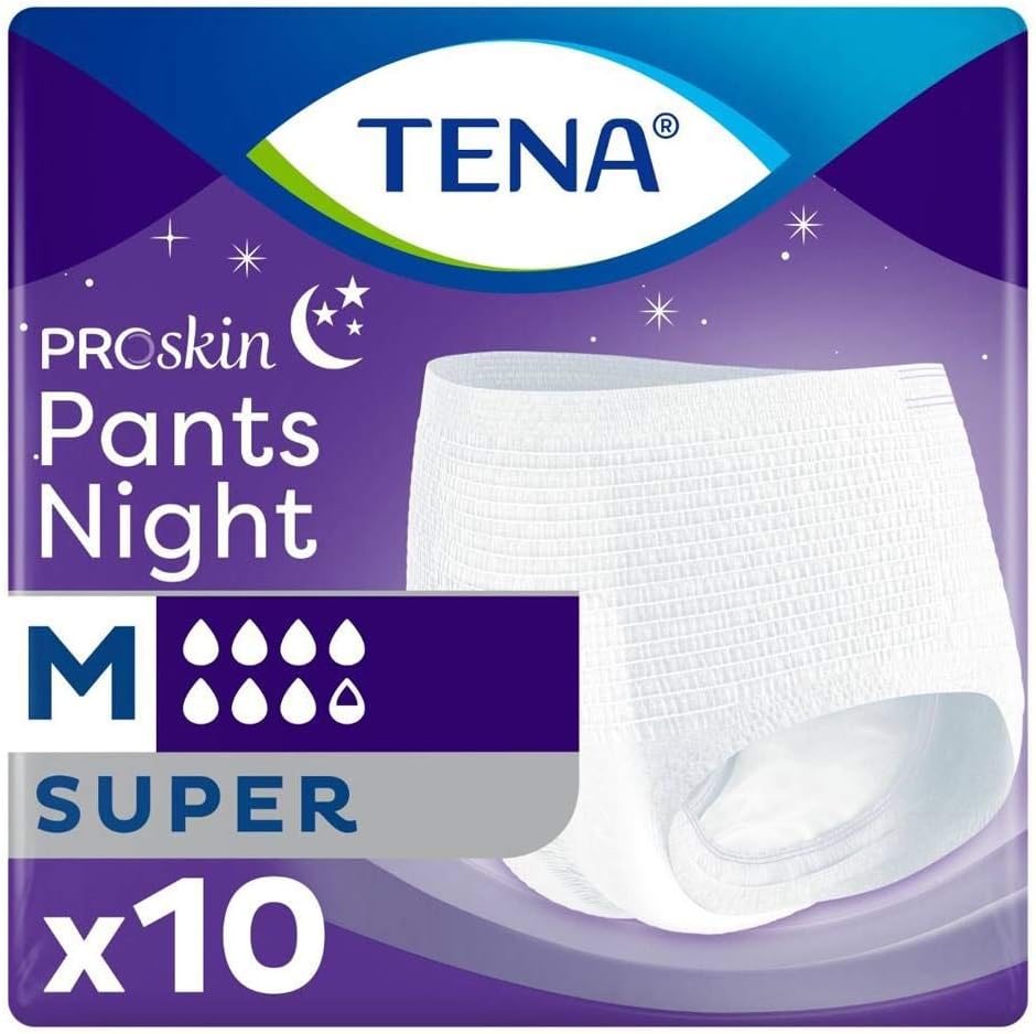 Detalle de TENA Unisex Pants Plus, Large — Moderate to Heavy Bladder Weakness, 56 Pairs (14 x 4 packs) for Active Everyday Life