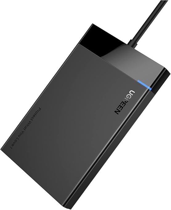 Detalle de UGREEN Carcasa Disco Duro 2,5" SATA con USB 3.0 🚀