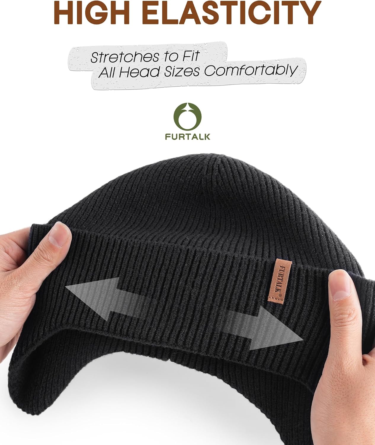 Detalle de FURTALK Winter Beanie with Earflap