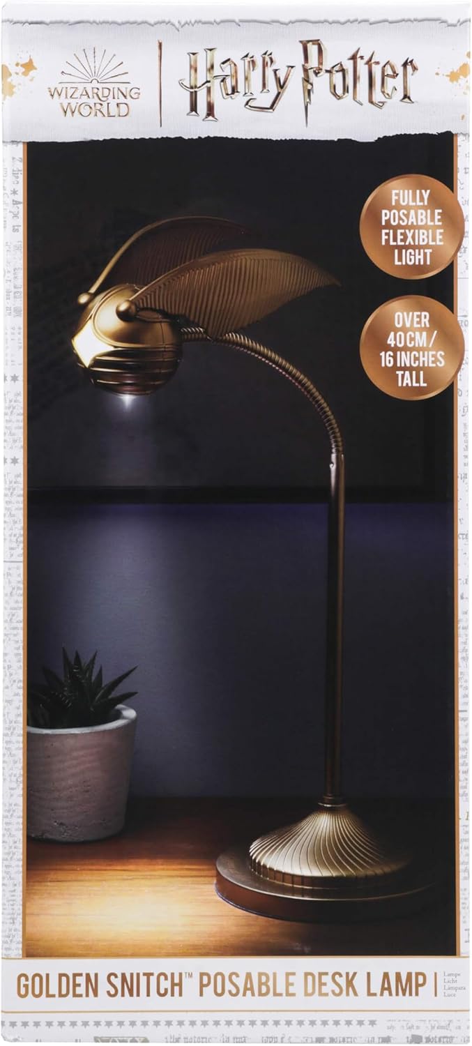 Thumbnail 6 de Paladone PP12796HPV2 Golden Snitch Posable Desk Lamp, USB, 3 Light Modes