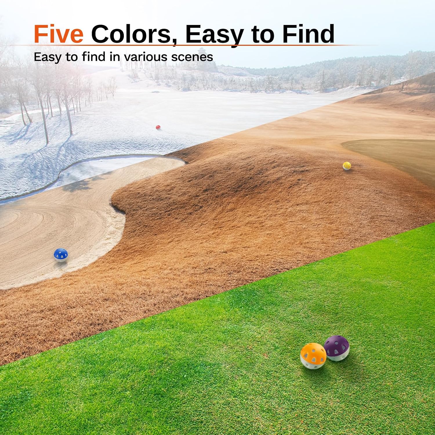 Thumbnail 6 de Full Choice practice golf balls, 20 pack