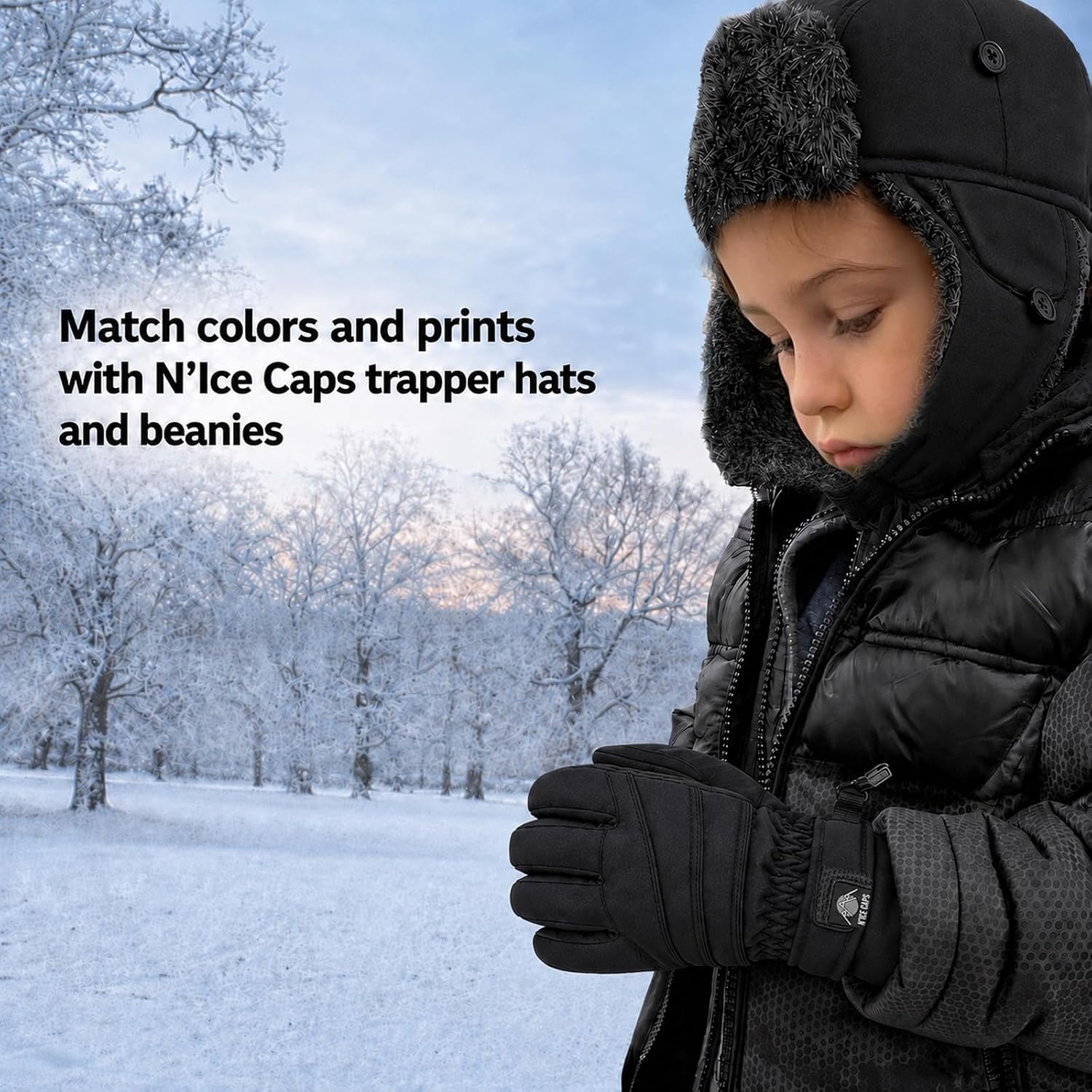 Thumbnail 6 de N'Ice Caps Kids Waterproof Thinsulate Gloves