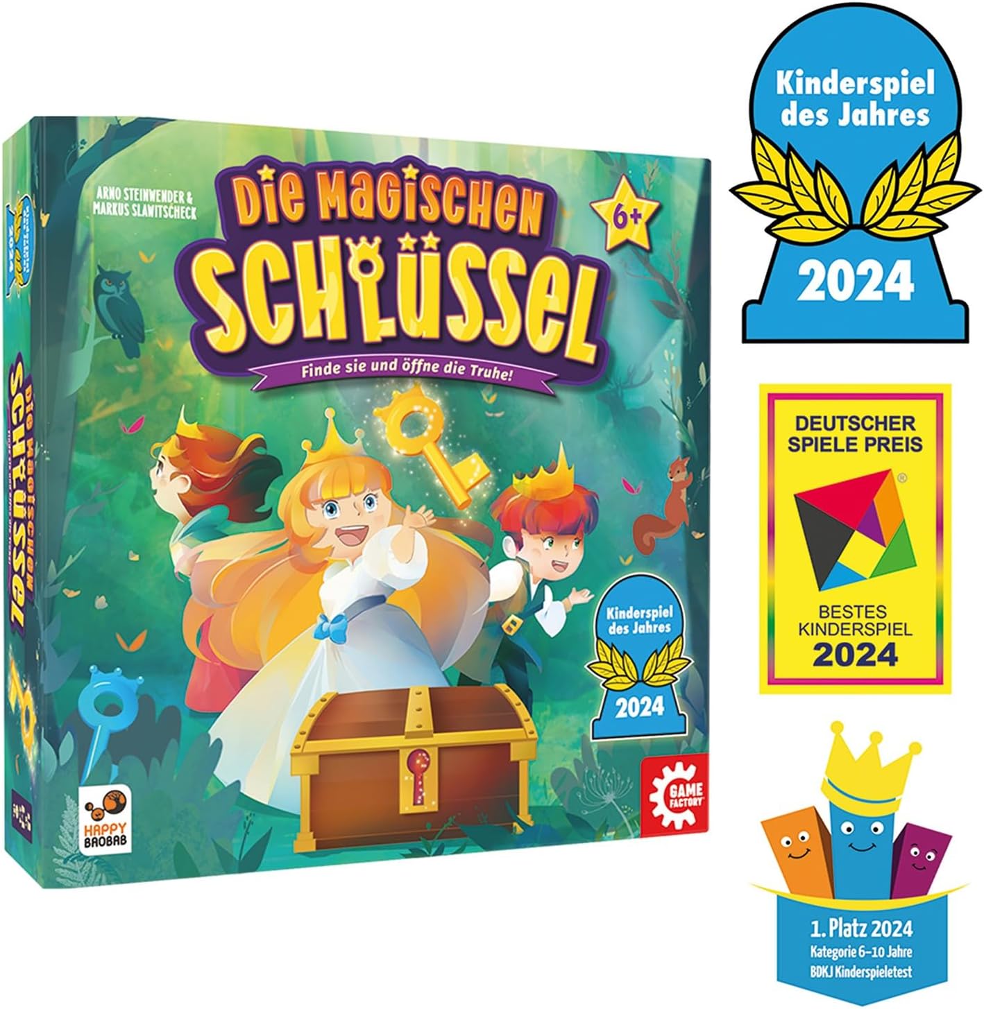 Detalle 2 de Game Factory 646323 – Gioco di Dadi Magico per Bambini (dai 6 anni), gioco di famiglia 2-4 giocatori