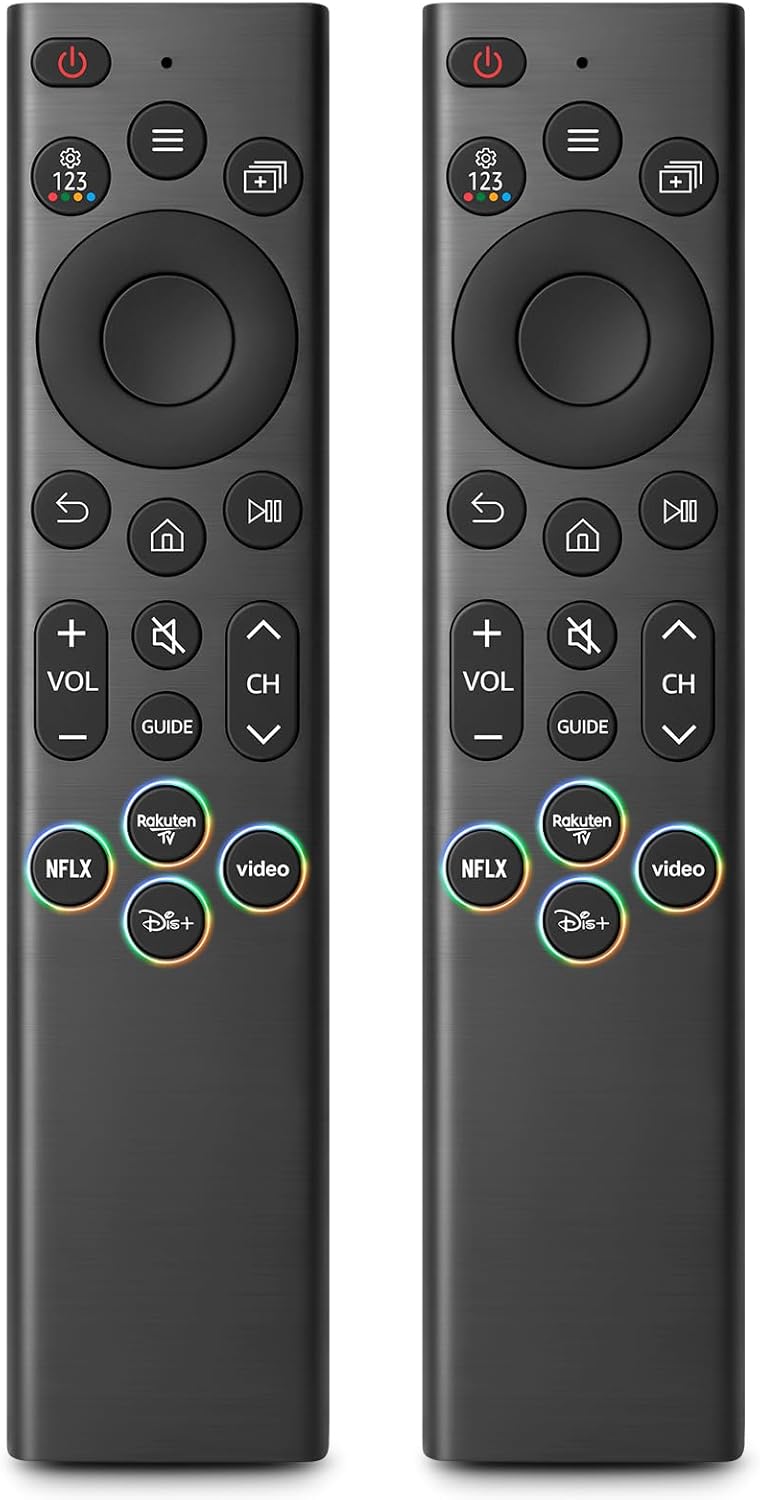 Detalle de (Pack of 2) Universal Remote Controls for Samsung Smart TVs with Netflix shortcut buttons (EWO)