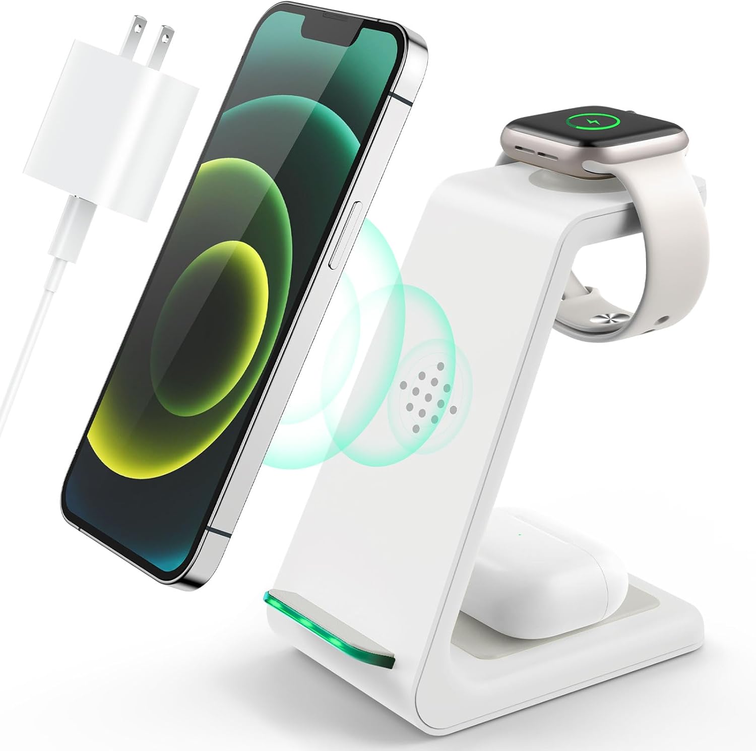 Detalle de 3-in-1 Wireless Charging Station 2026