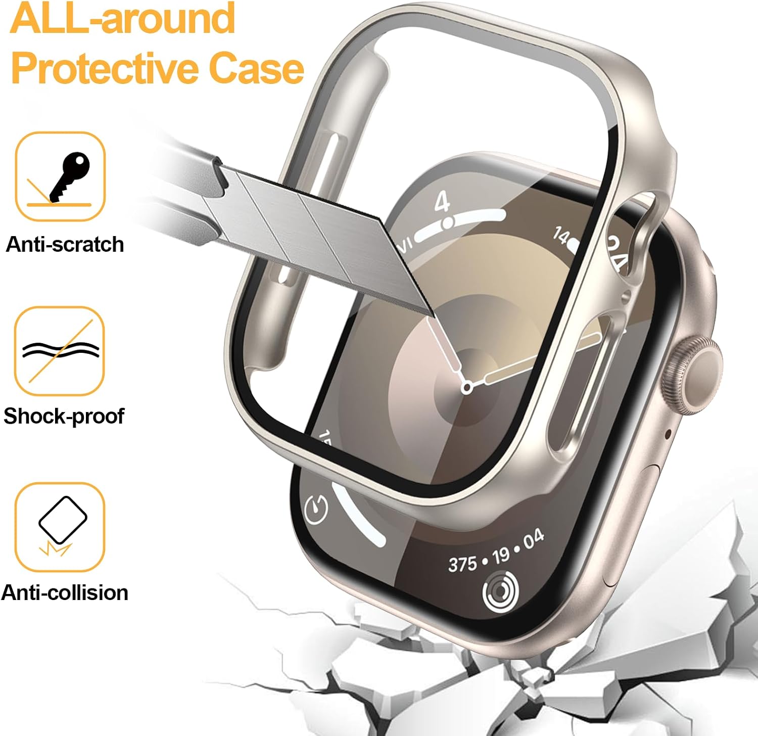 Thumbnail 1 de Haojavo Screen Protector Case for Apple Watch Series 11 42mm