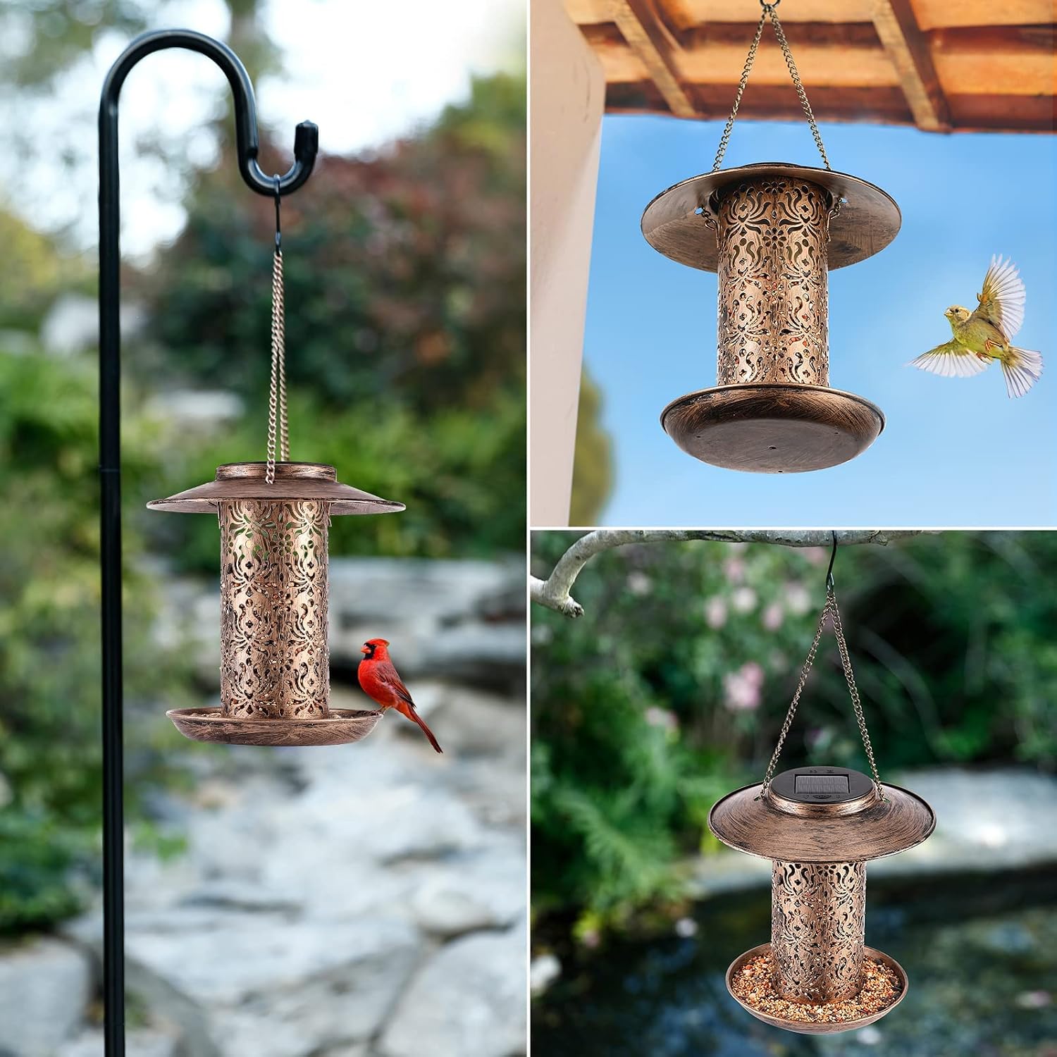 Thumbnail 5 de HOUSESAPP Solar Bird Feeder 2.5LBs
