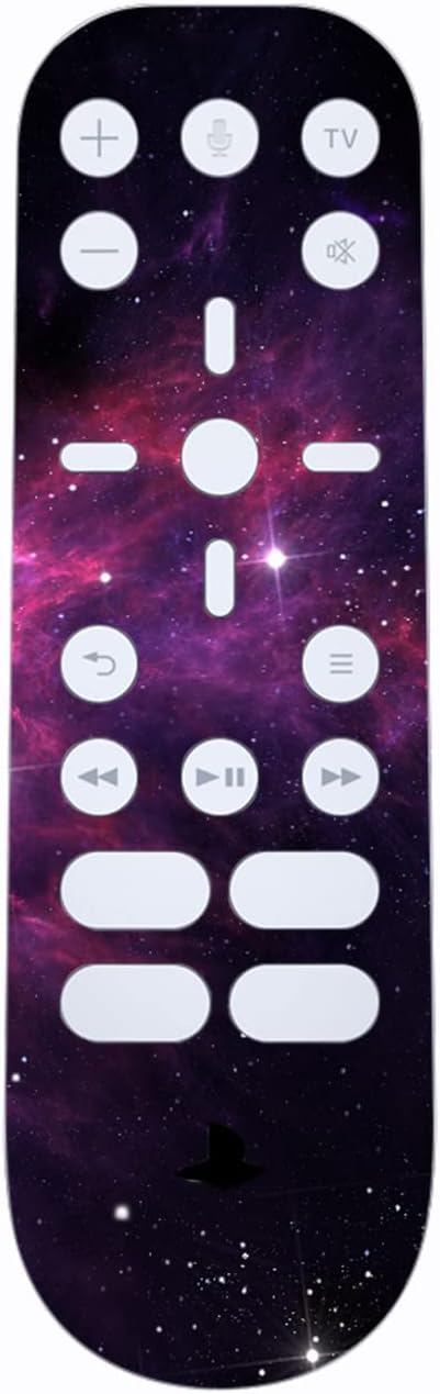 Detalle de playvital Purple Nebula Full Set Skin Decal for PS5 Disc Edition consoles and accessories