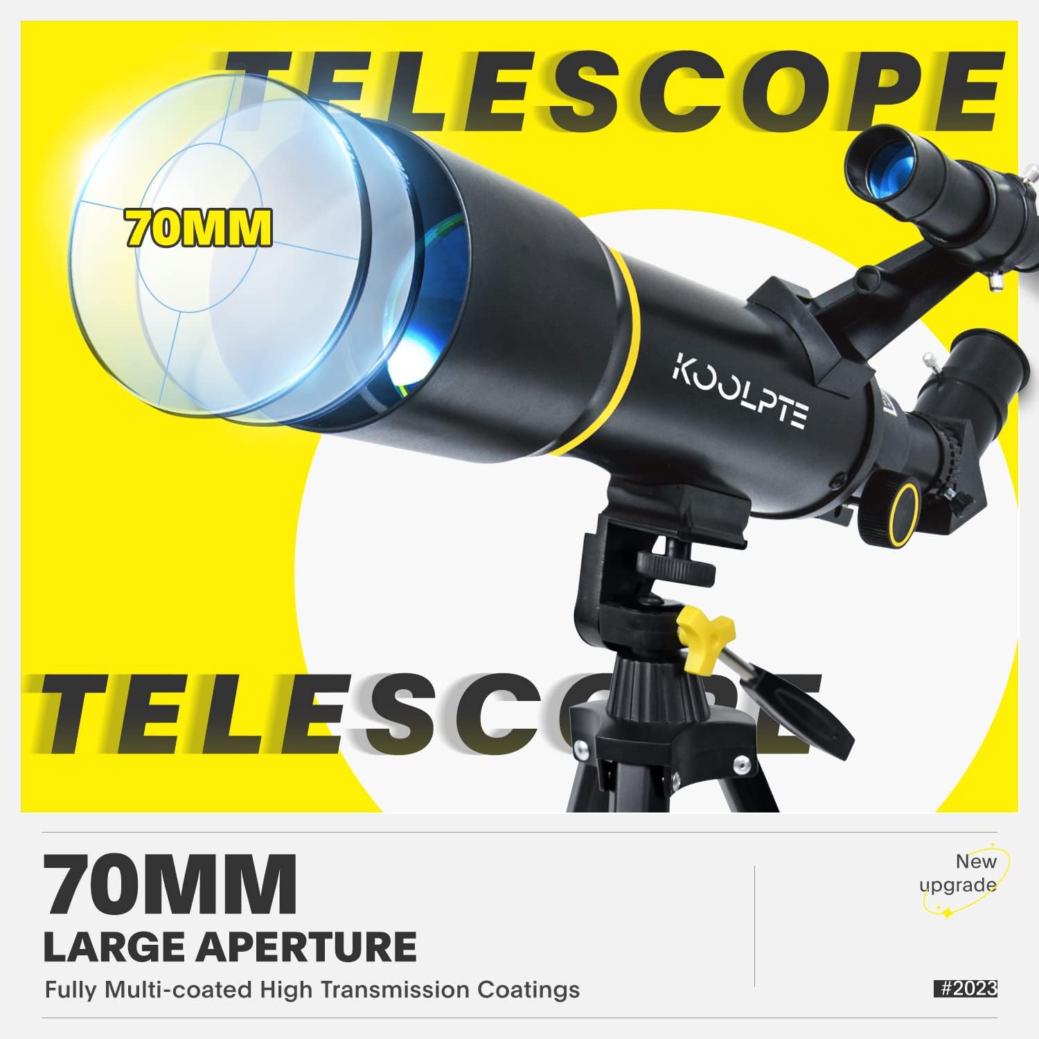 Detalle 2 de 70mm Aperture 400mm Refractor Telescope 20x-200x