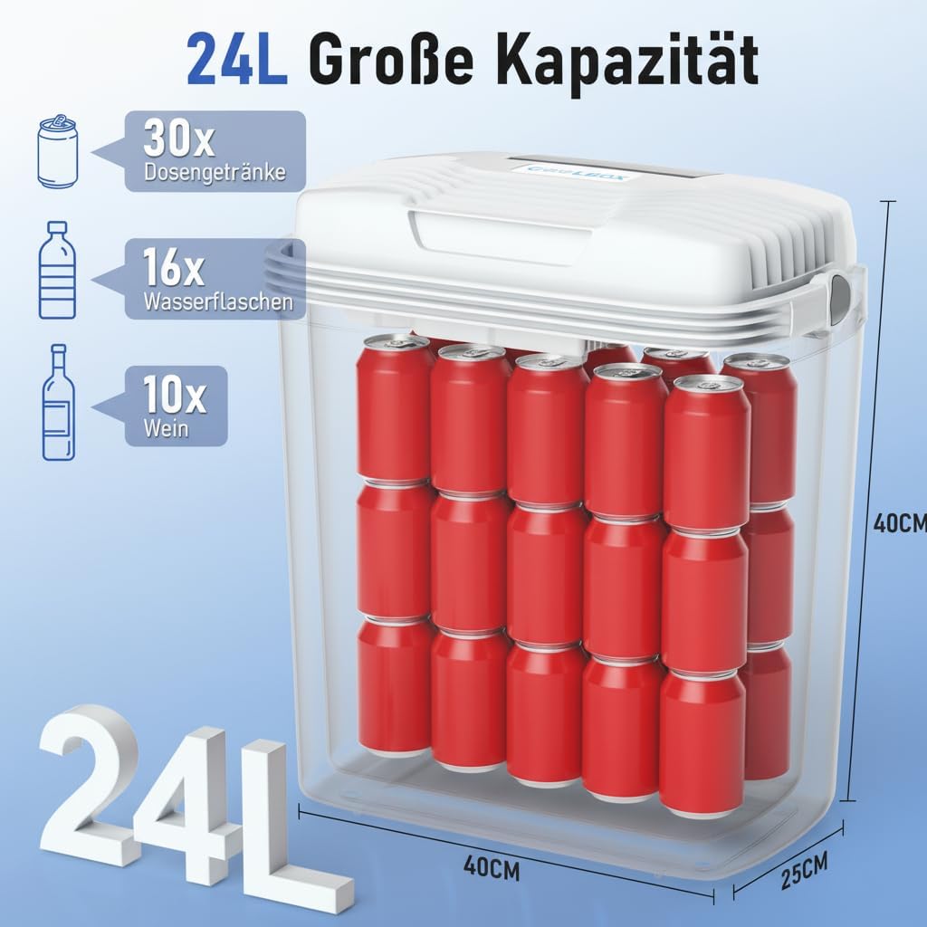 Thumbnail 4 de TOOHUB 24L Kühlbox mit 12V/230V und Typ-C Anschluss – leise, energiesparend, vielseitig einsetzbar