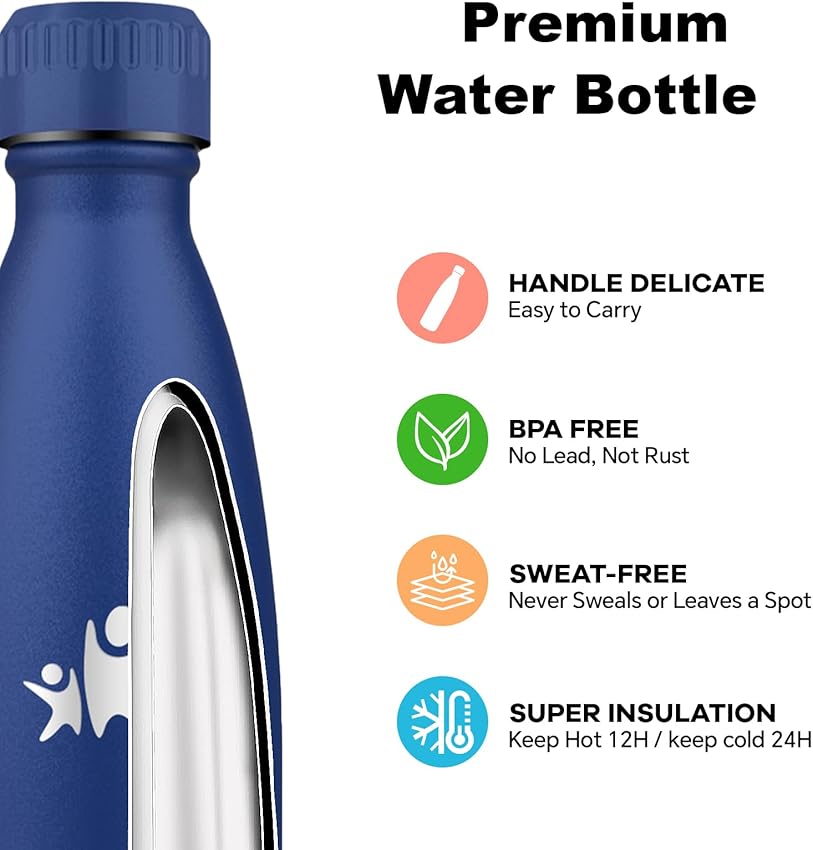 Detalle 2 de Grsta Botella Acero Inoxidable 500 ml 🚰