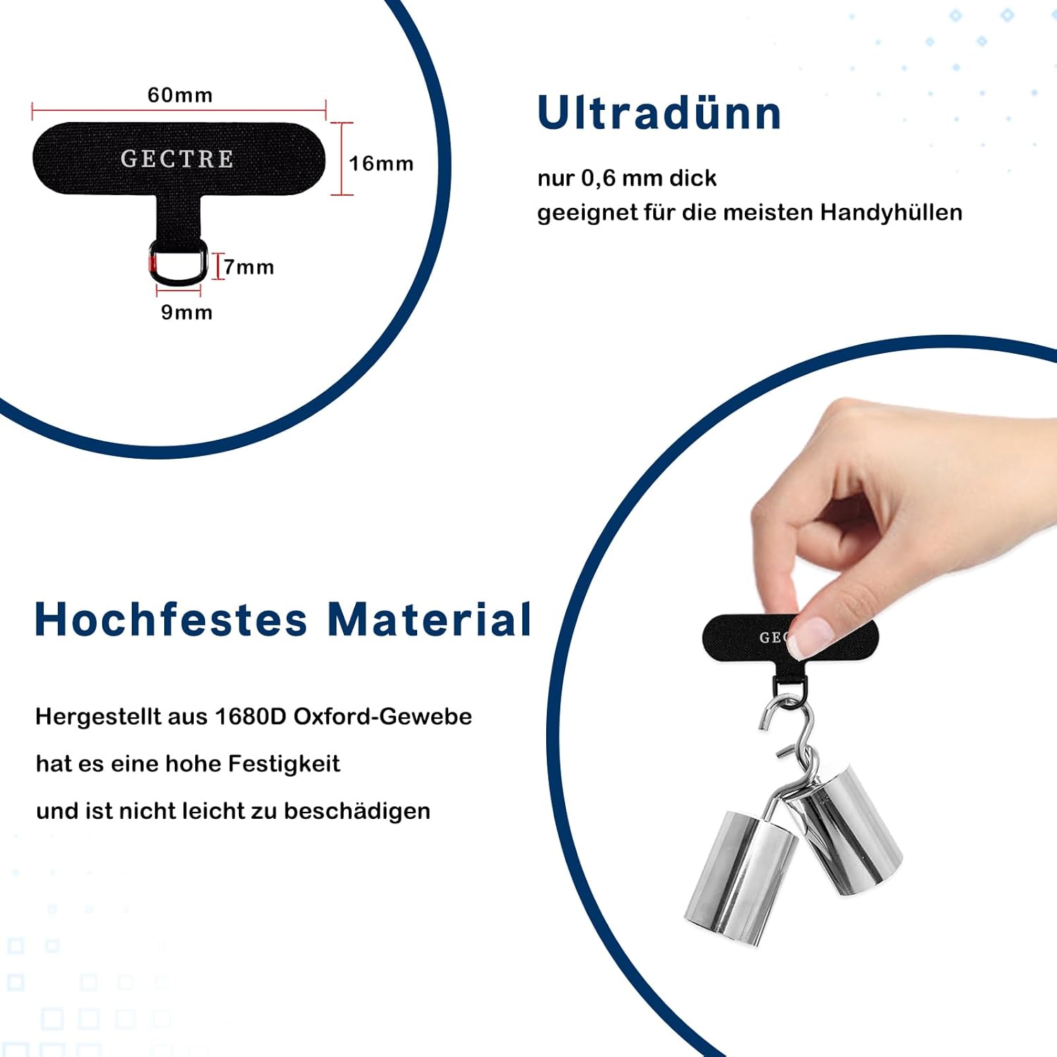 Thumbnail 3 de Gectre Handykette Universal 160 cm