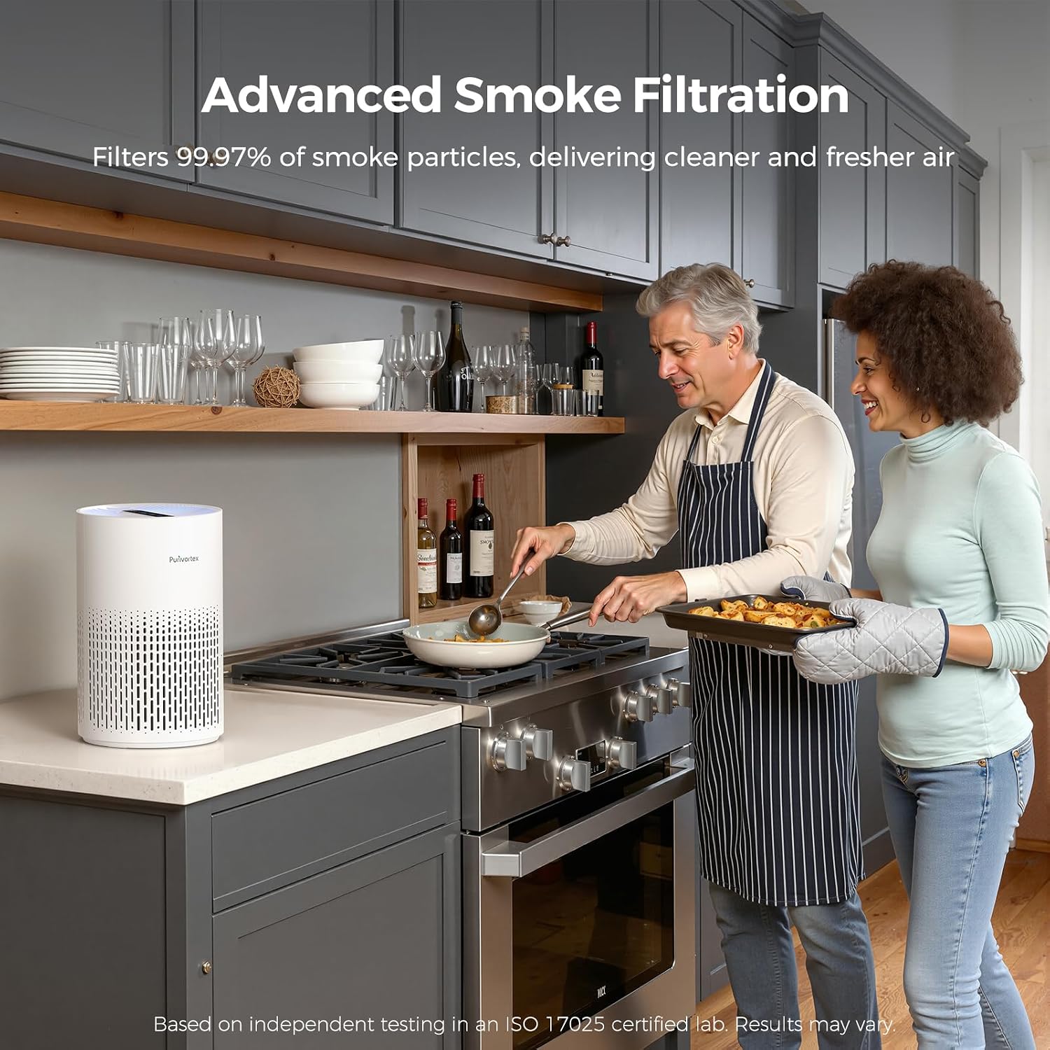 Thumbnail 5 de Purivortex PX500-US Air Purifier, White, HEPA Filter for Rooms Up to 880 Sq Ft