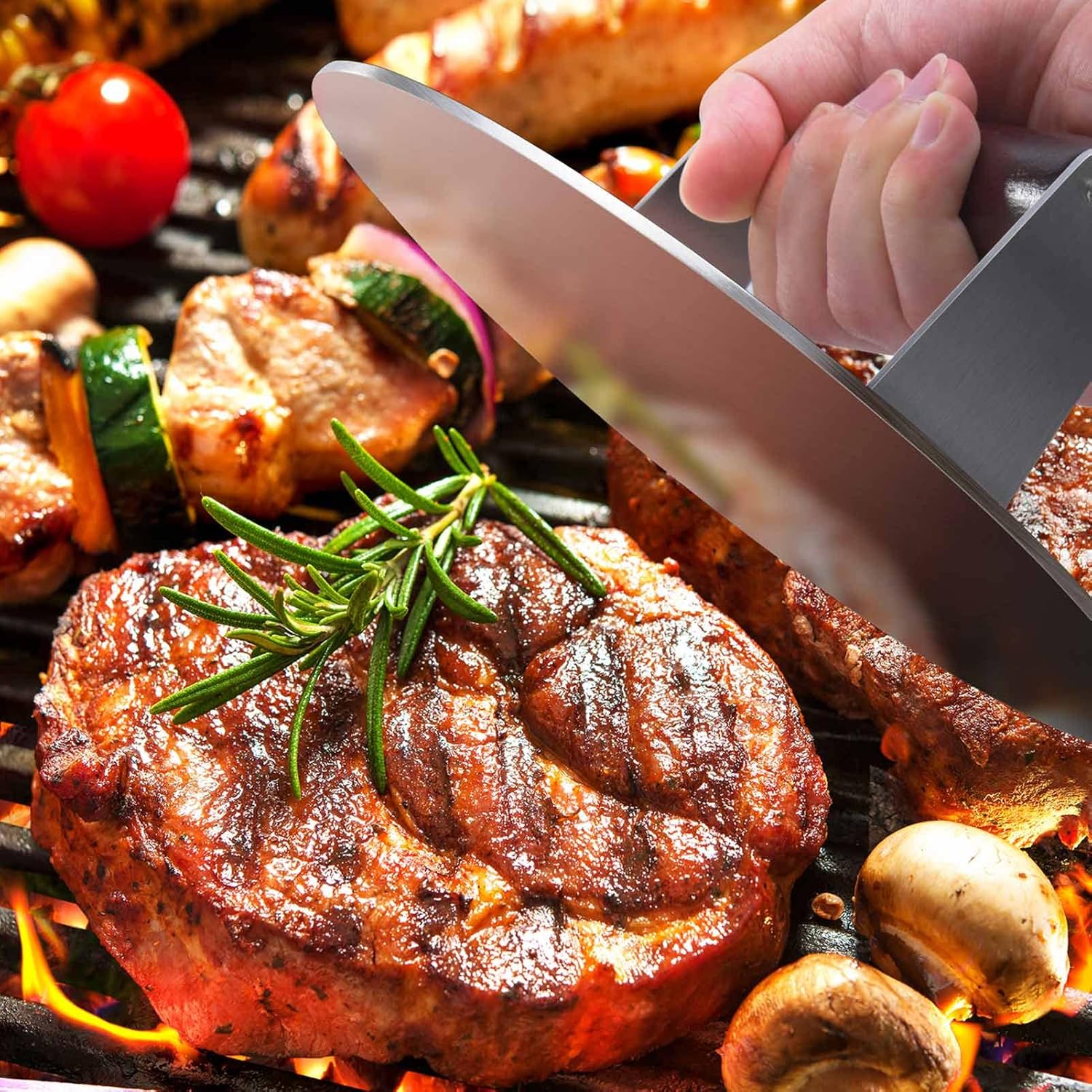 Thumbnail 4 de HULISEN 8.5-Inch Burger Press heavy-duty 2.5 lb grill press 🍔