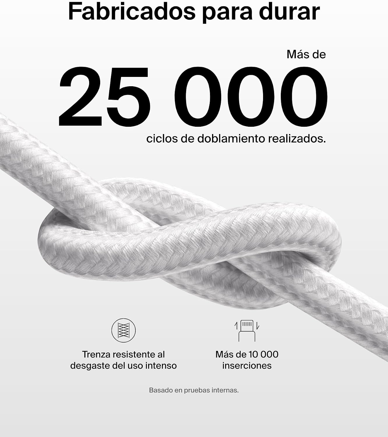 Detalle de Belkin BoostCharge 1,5 m USB‑C a Lightning