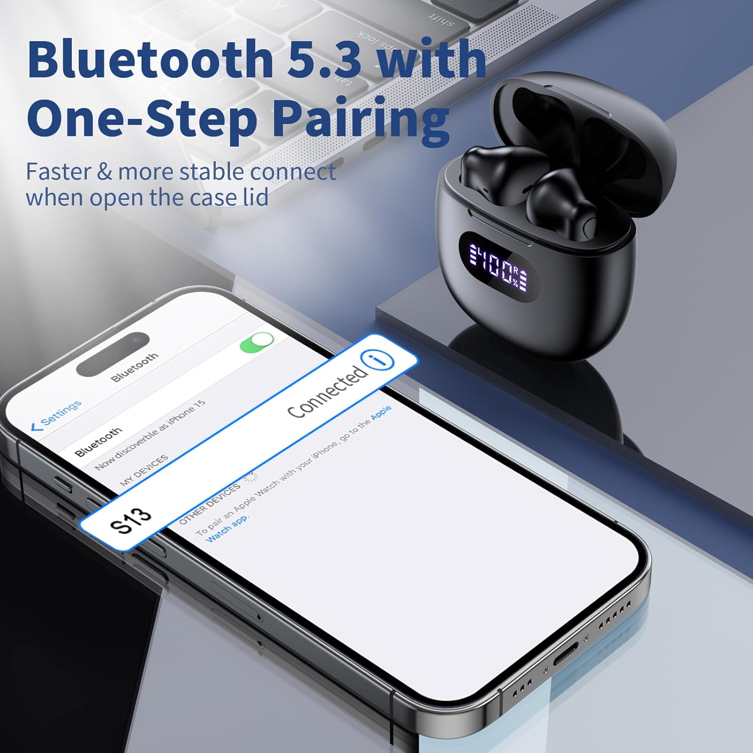 Thumbnail 4 de Wireless Earbuds V5.3 48H playtime