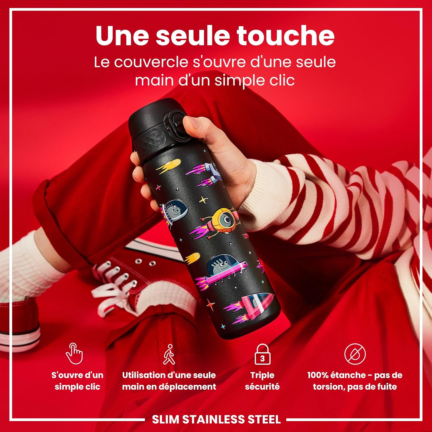 Detalle de Ion8 Gourde Inox 600 ml 🥤