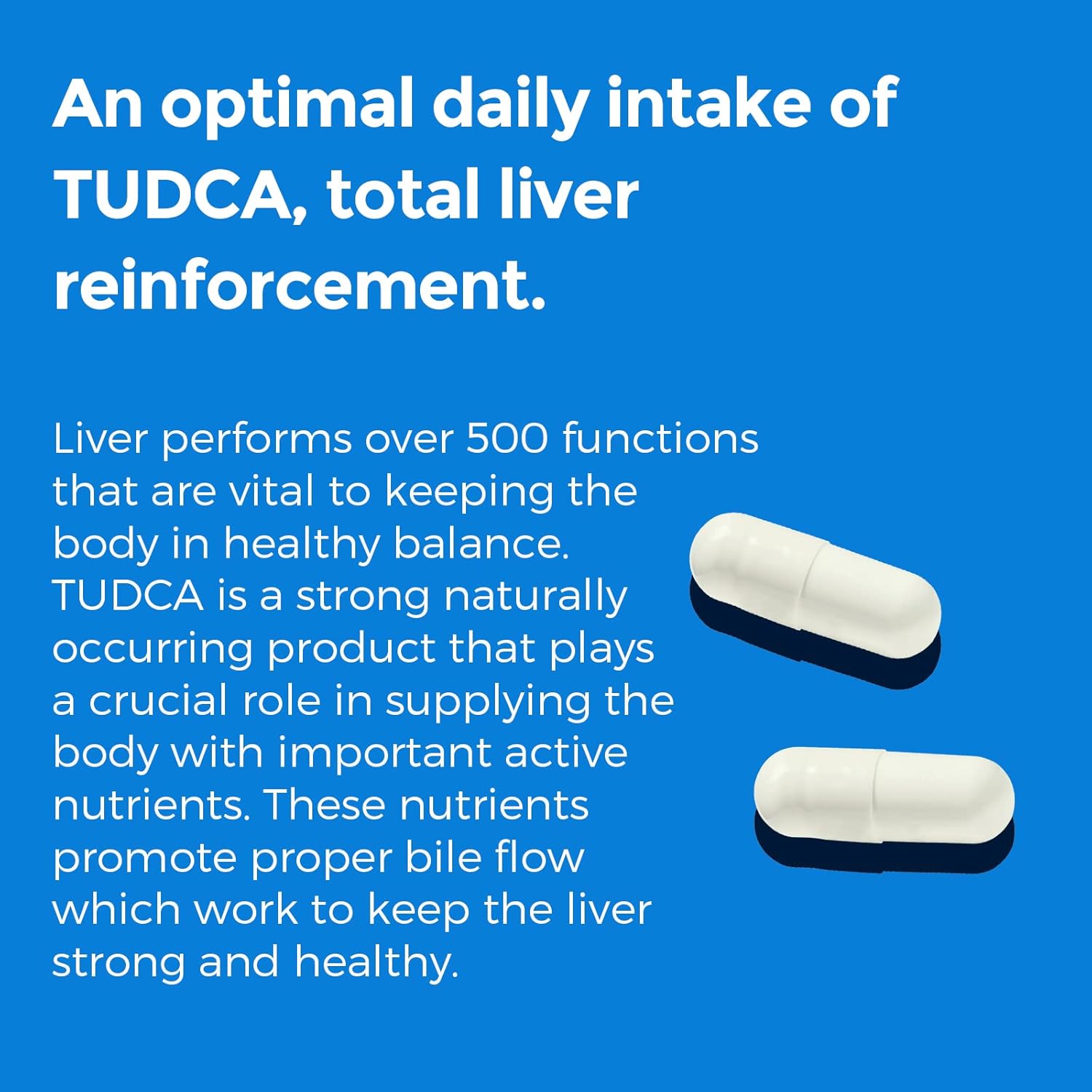 Thumbnail 3 de Supplément de TUDCA 1200 mg par dose – 180 gélules – Formule Avancée