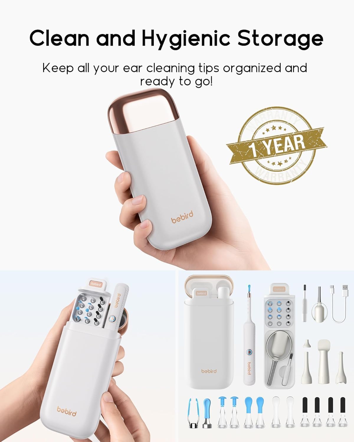 Thumbnail 5 de Bebird Earsight Plus R37R Ear Cleaning Camera Wax Removal Tool Kit