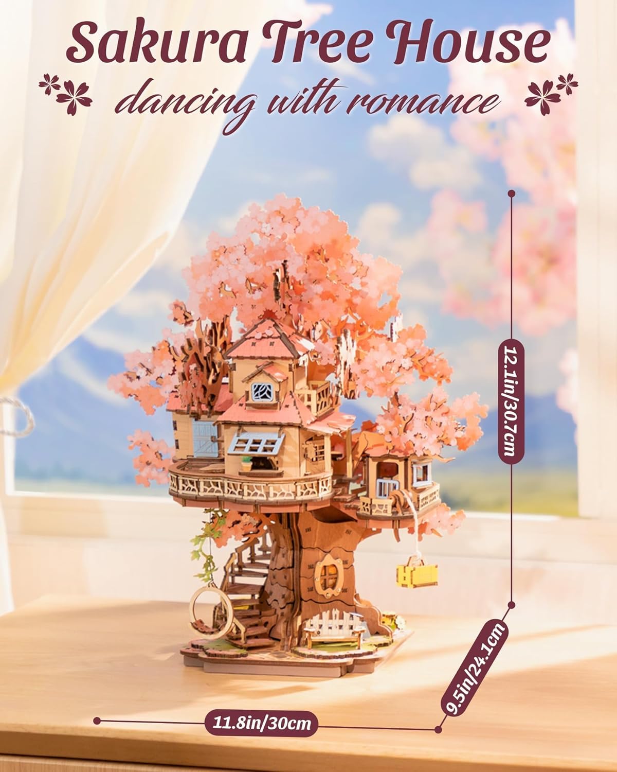 Thumbnail 2 de ROBOTIME Sakura Tree House maquette 4–5 h 🧩