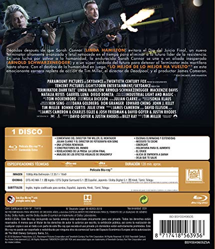 Detalle 2 de Terminator: Destino oscuro - BD