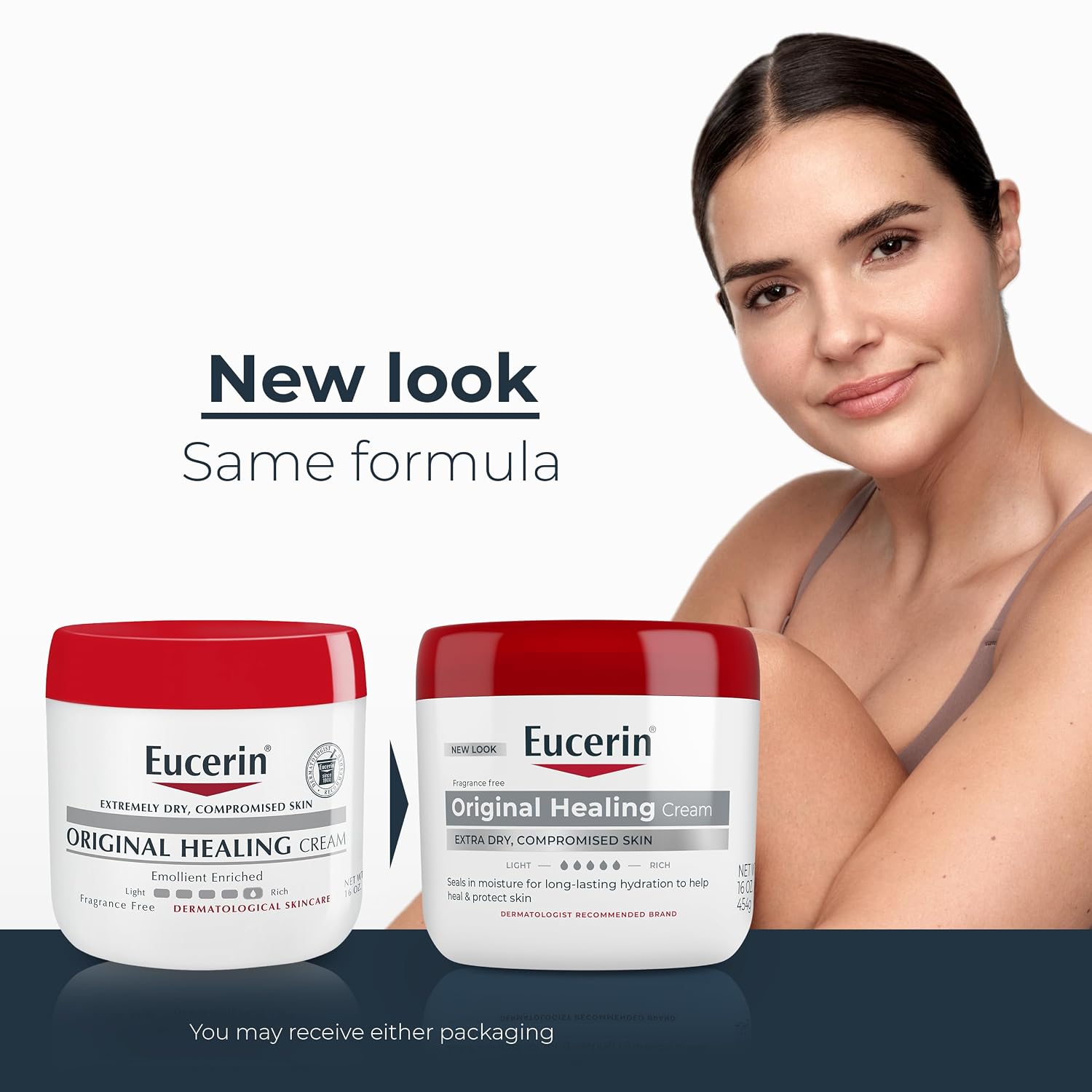 Detalle 2 de Eucerin Original Healing Cream 16 oz Jar