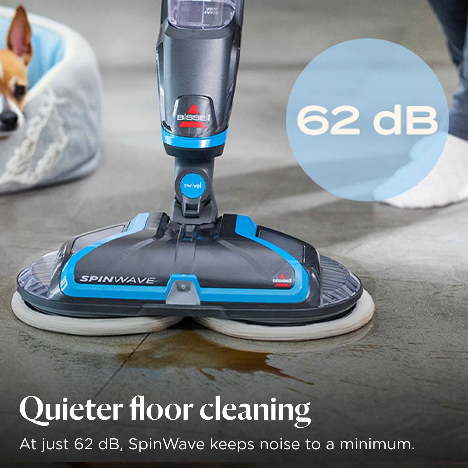 Thumbnail 3 de BISSELL SpinWave Electric Mop (2052E) – spray mop with rotating pads for hard floors