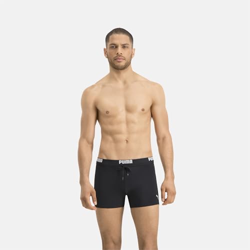 Detalle de PUMA Homme Trunk Maillot De Bain Noir – Confort et durabilité au quotidien