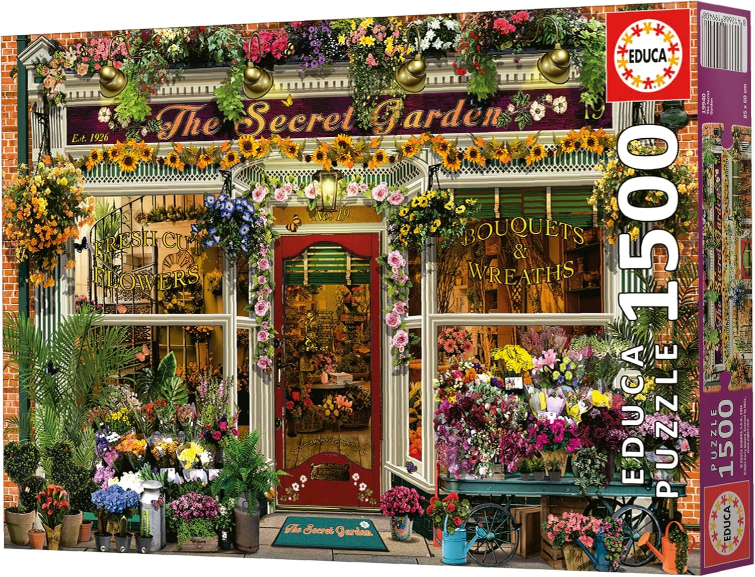 Thumbnail 5 de Puzzle Educa 1500 pièces Le Jardin Secret (85 x 60 cm) – dès 14 ans