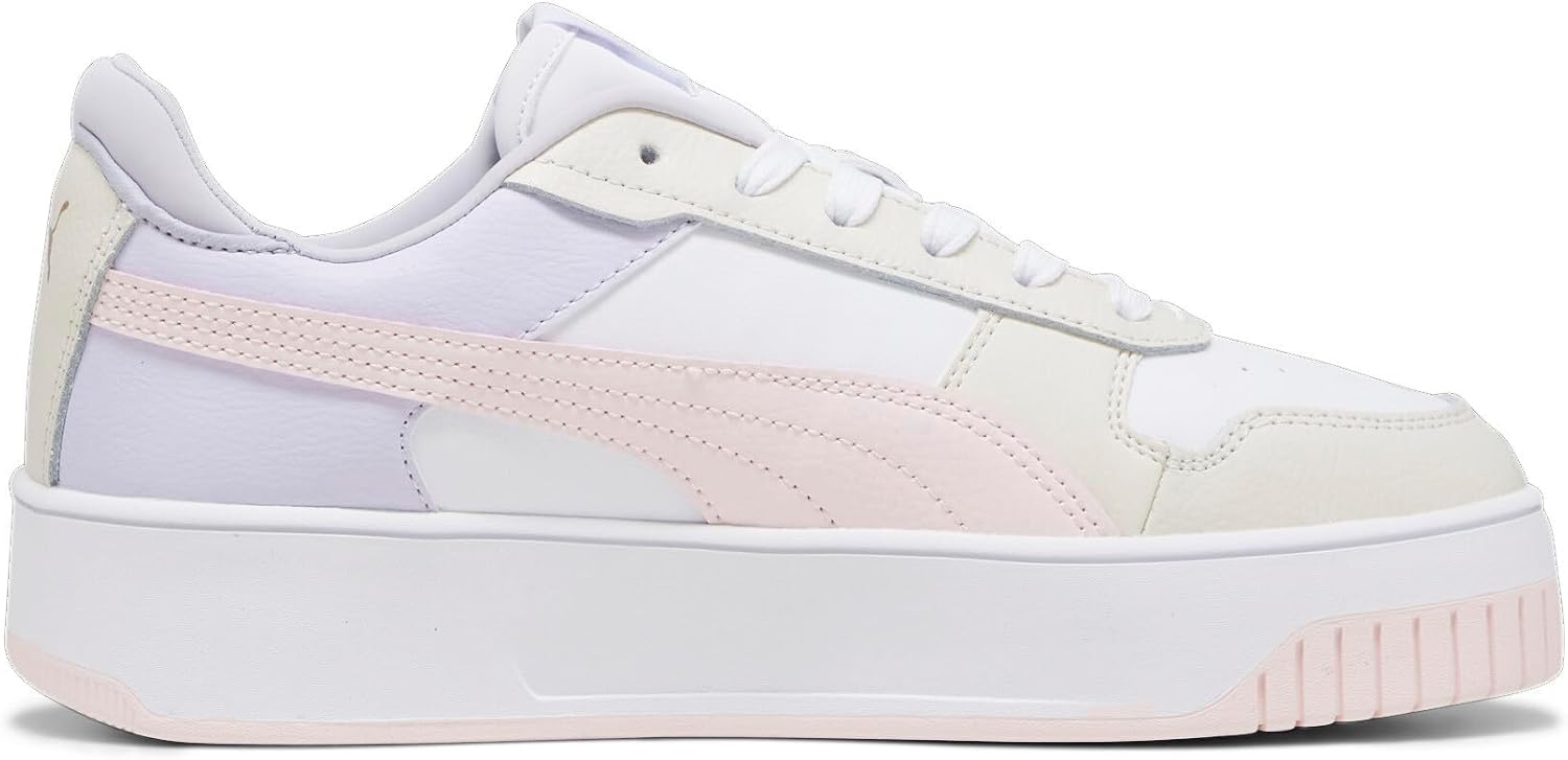 Thumbnail 6 de PUMA Women Carina Street: Scarpe da ginnastica bianche con dettagli Frosty Pink per taglia 37 EU