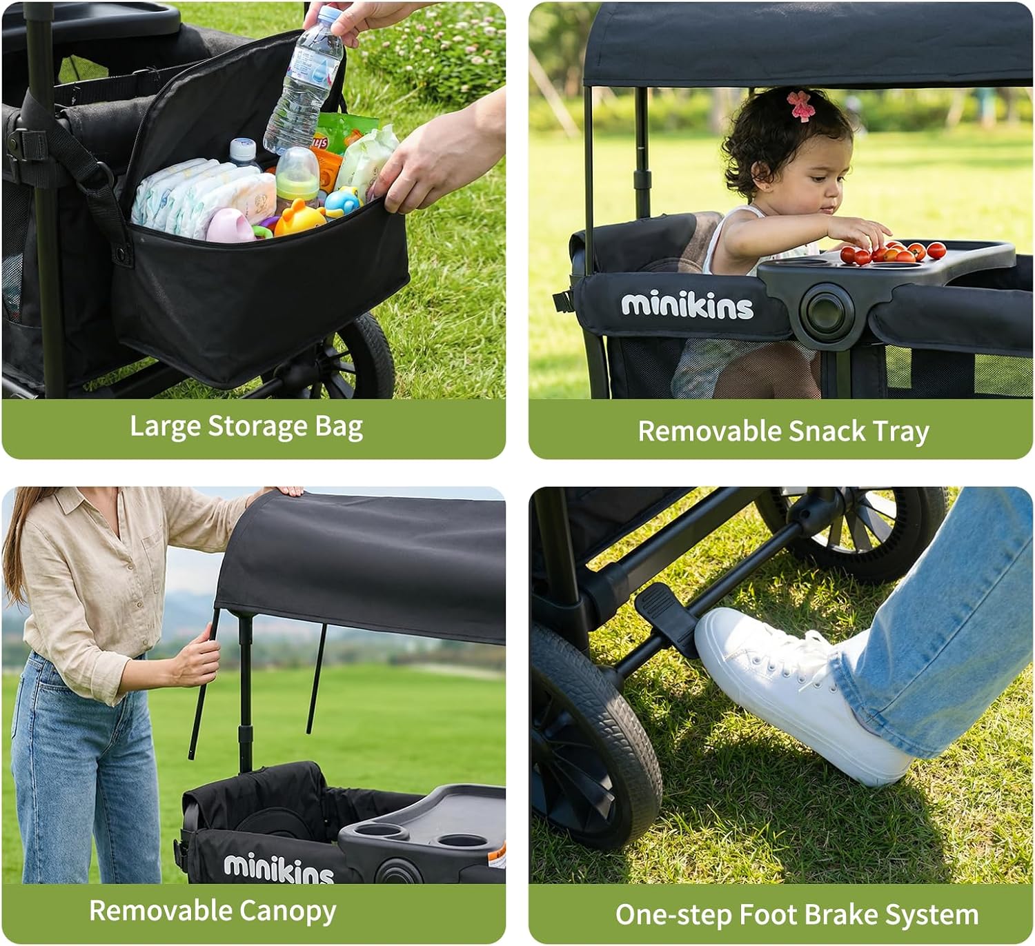 Thumbnail 2 de MiniKins Wagon for Kids 2-Seater