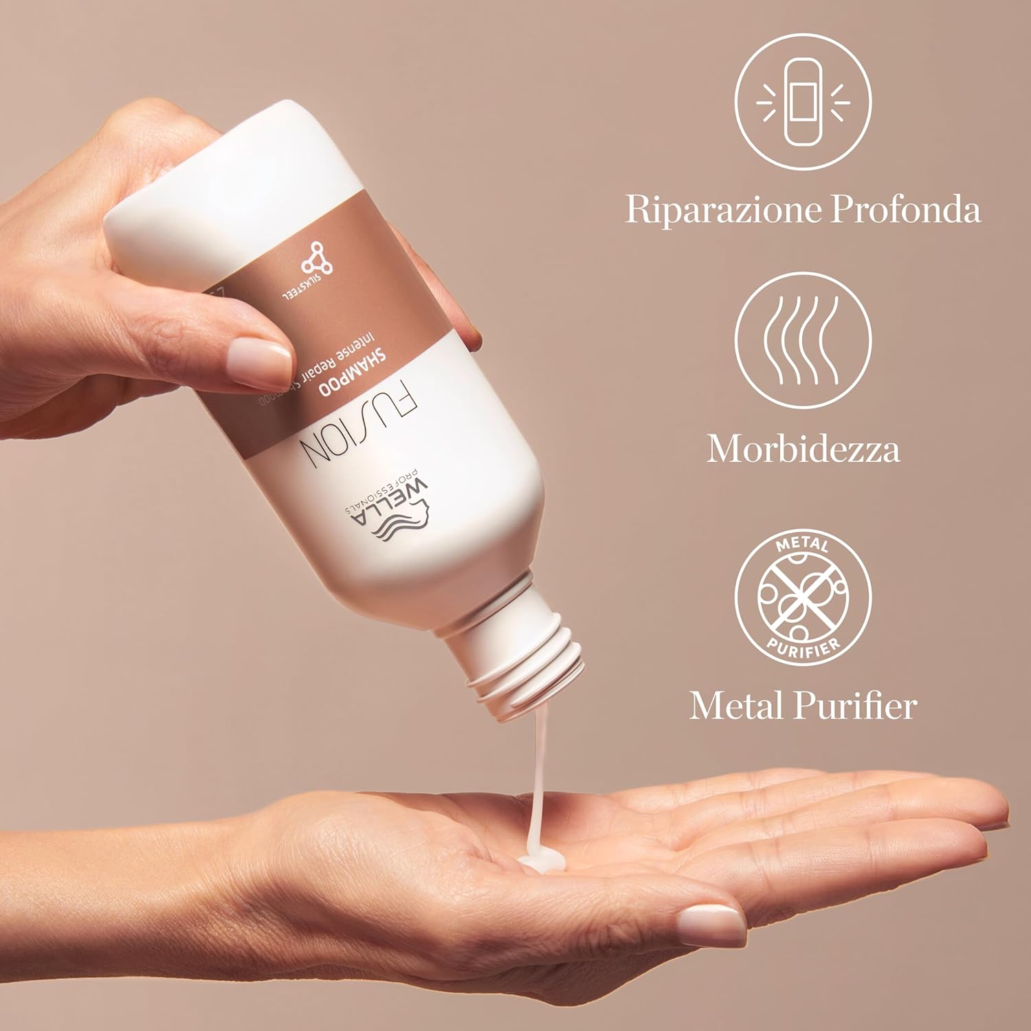 Thumbnail 6 de Wella Professionals FUSION Shampoo con aloe vera e vitamina E per capelli setosi