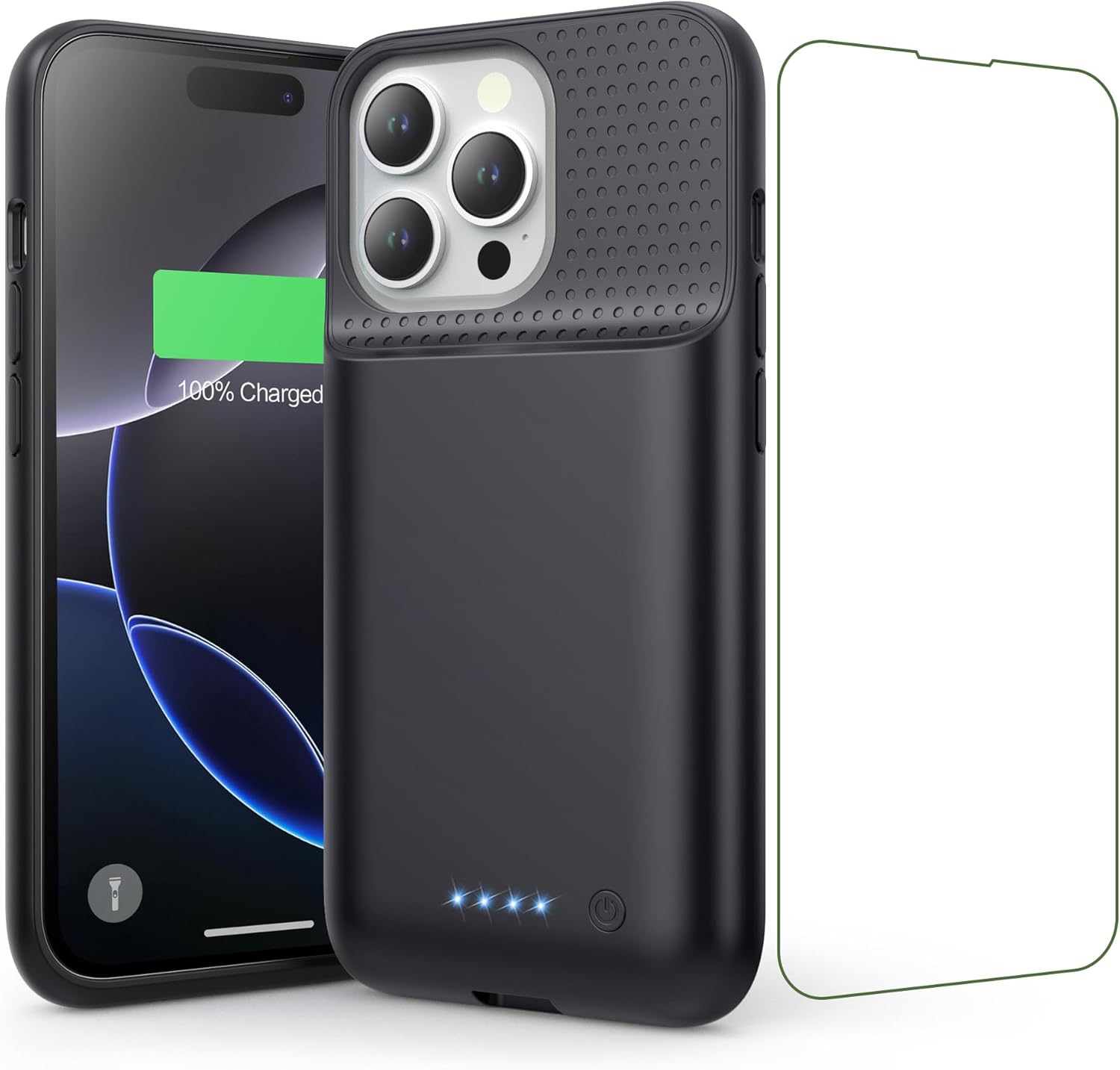 Detalle de Feob Funda Batería para iPhone 16 Pro 7500mAh