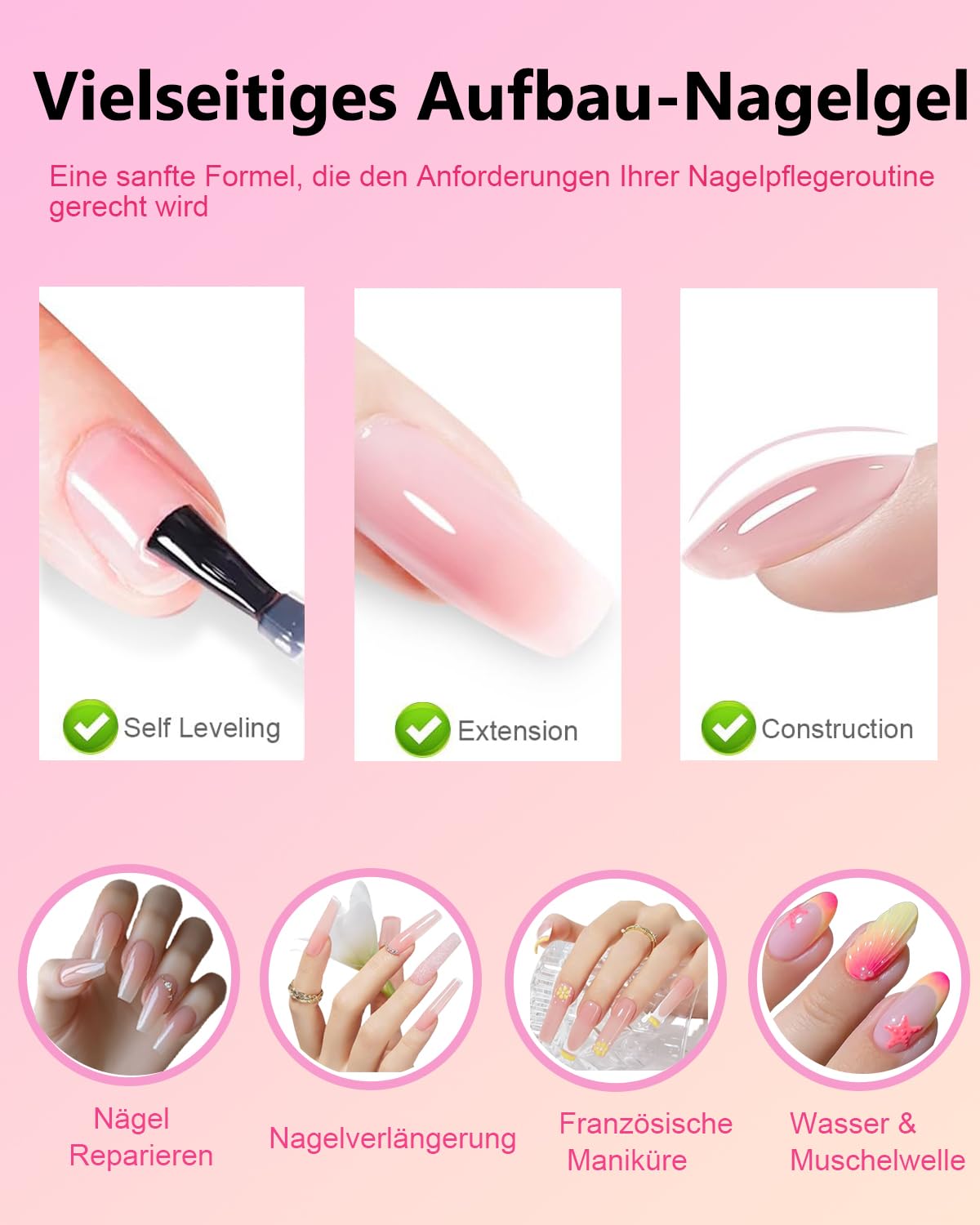 Detalle 2 de Aokitec Builder Gel Set 100 Formen đ