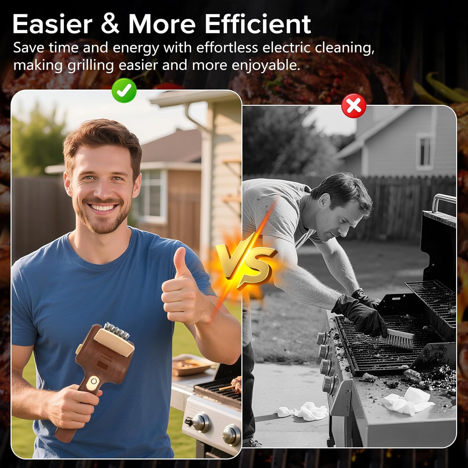 Thumbnail 3 de Lrly BBQ Grill Brush 700 RPM