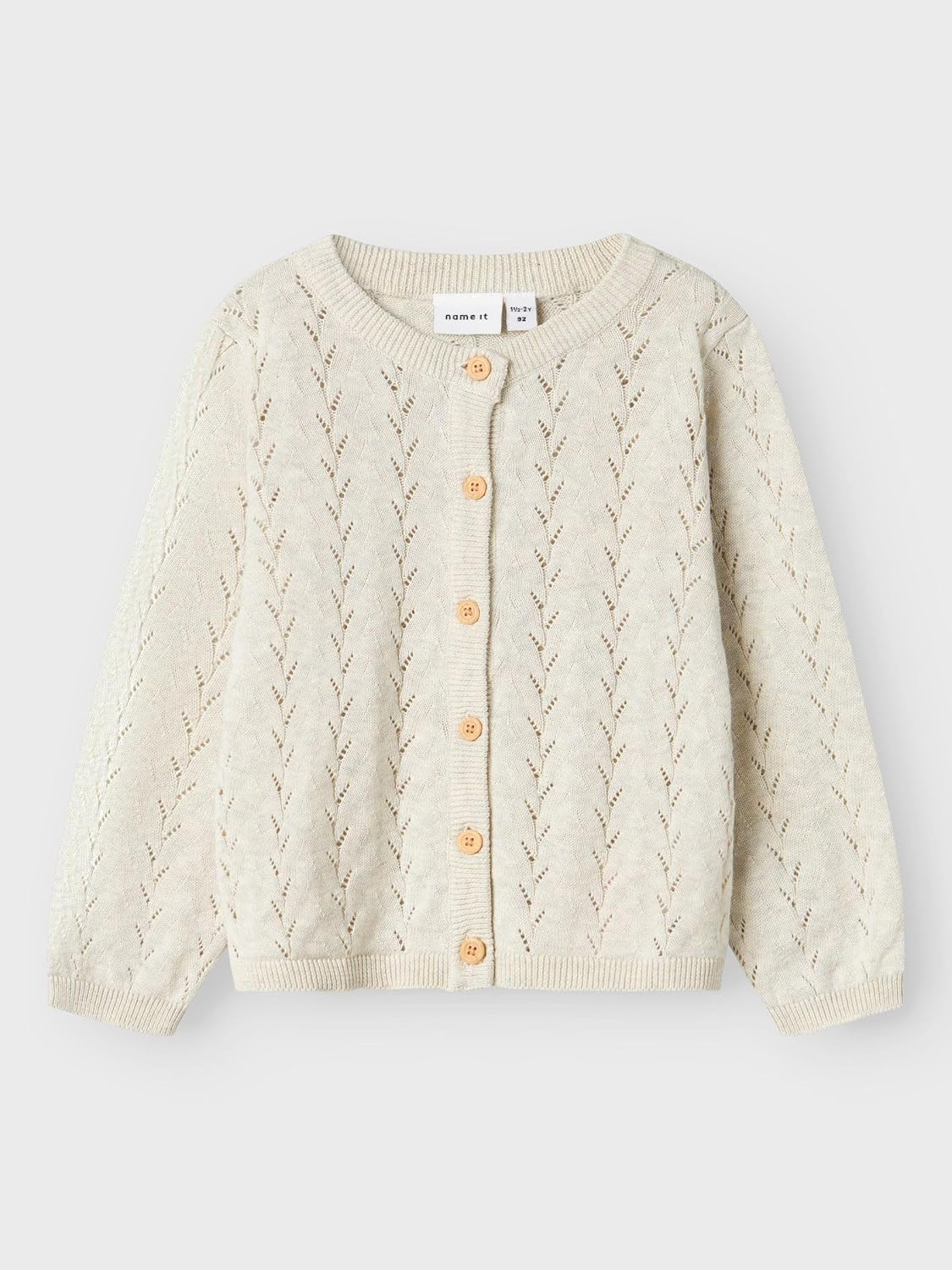 Thumbnail 3 de Cardigan lavorato a maglia in cotone biologico per bambine e ragazze NAME IT Nmfbanni LS Knit Card