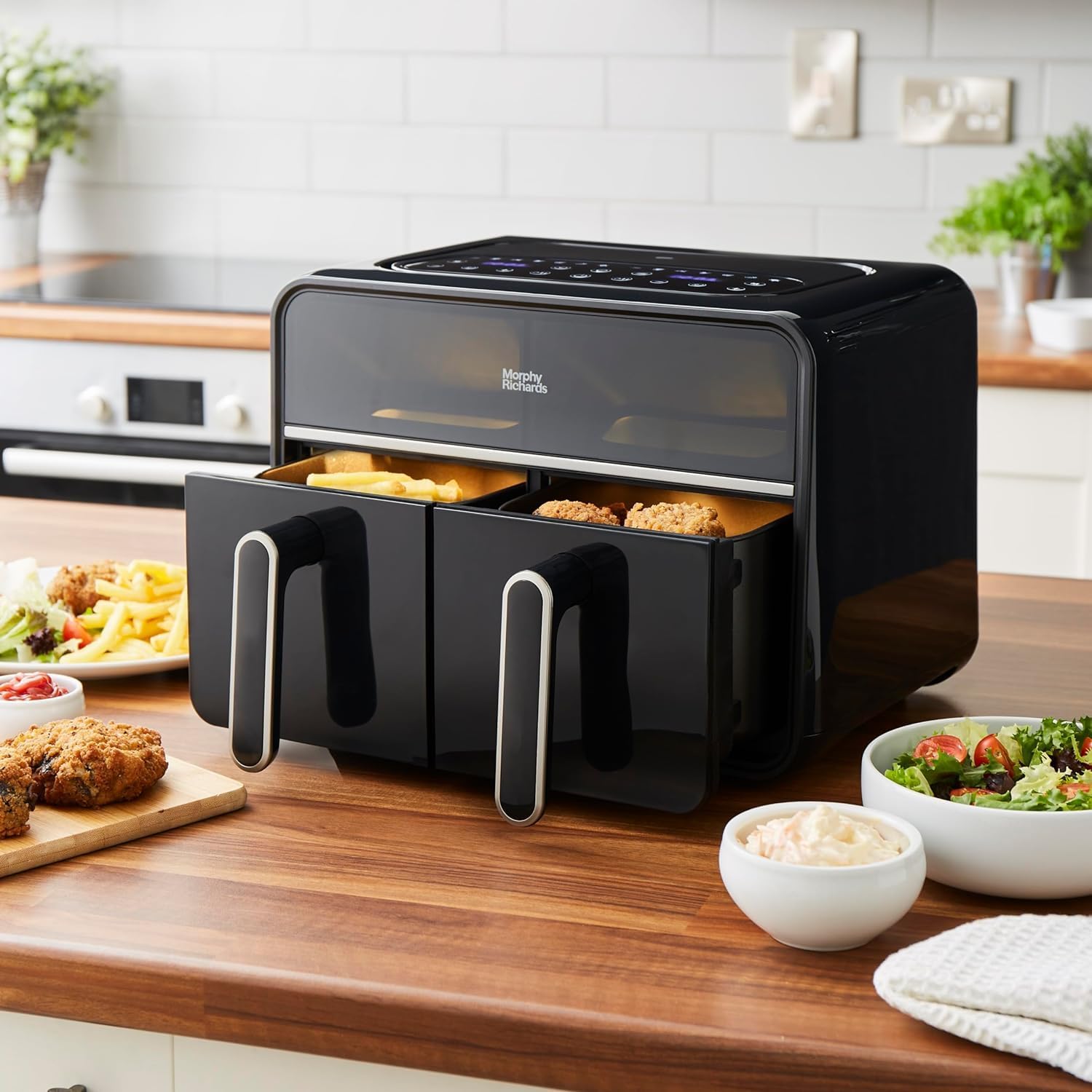 Thumbnail 1 de Morphy Richards Digital Dual Zone Airfryer 7.2L (480020) with Touch Screen