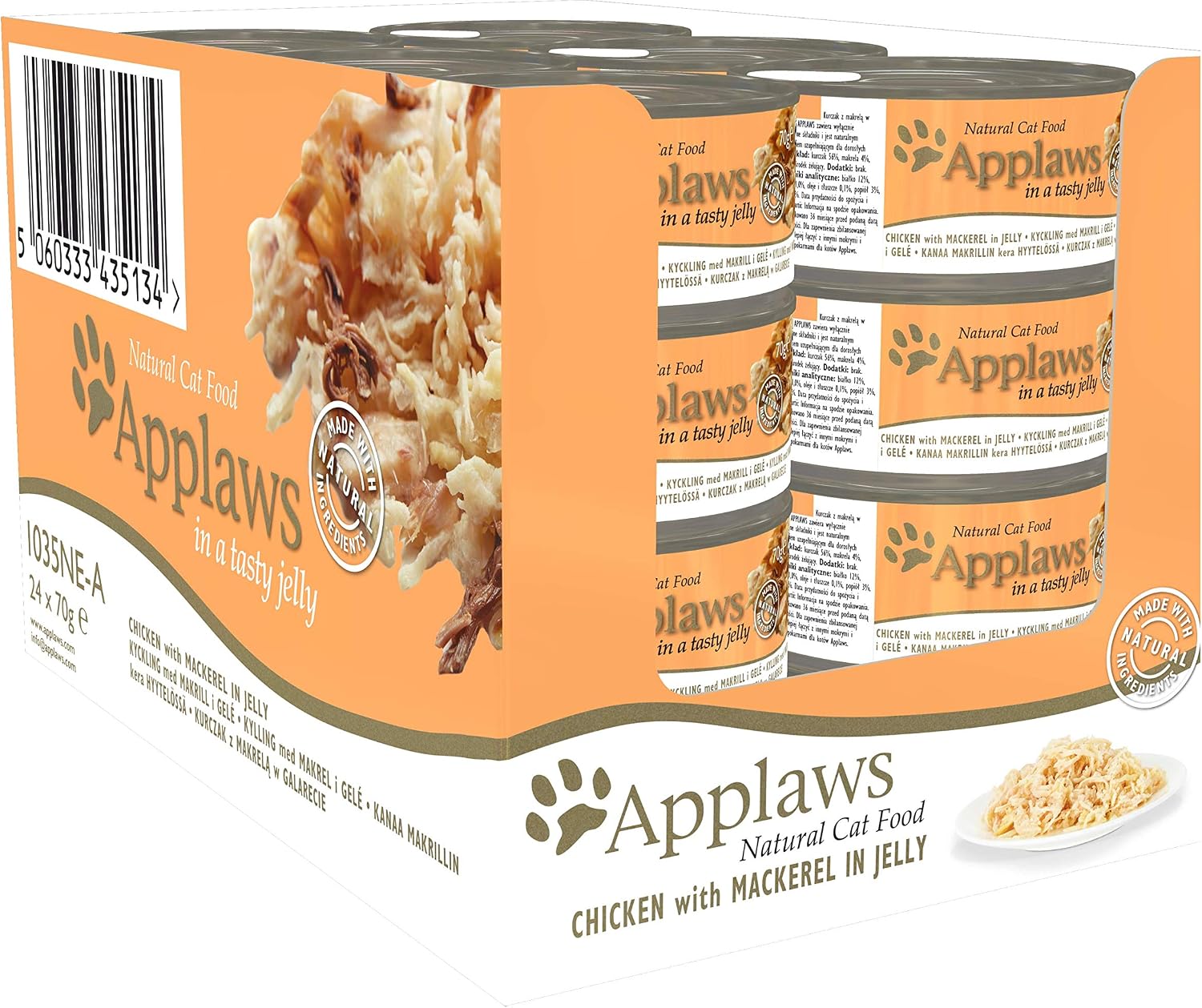 Thumbnail 6 de Applaws Cibo in Scatola per Gatti al Pollo, 24 x 70 g