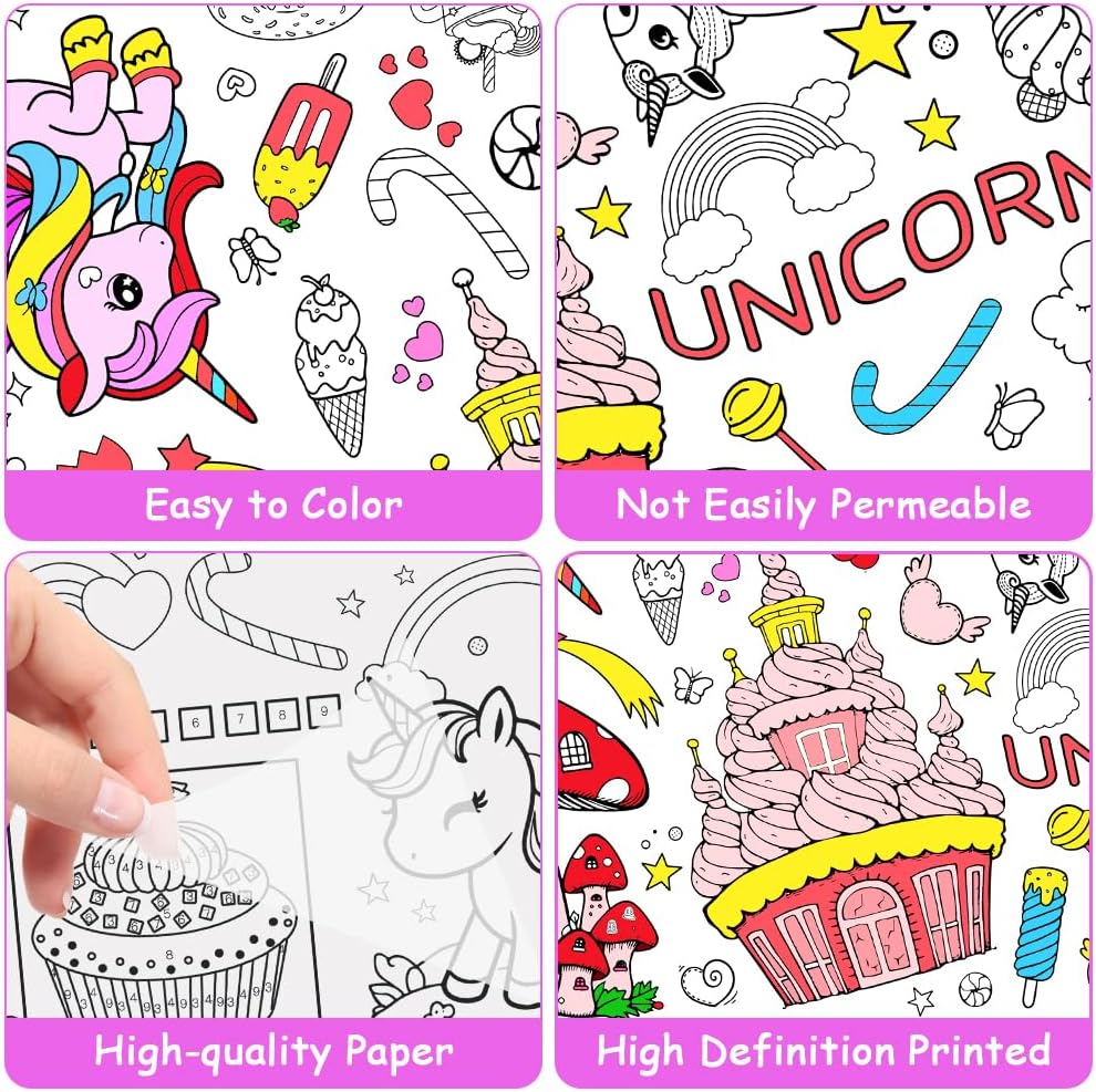 Thumbnail 3 de AYESY Nappe à colorier 183×76 cm 🎨