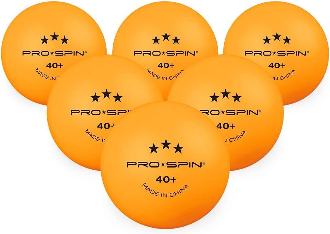 Detalle 2 de PRO-SPIN Palline da Ping Pong arancioni 3 stelle 40+