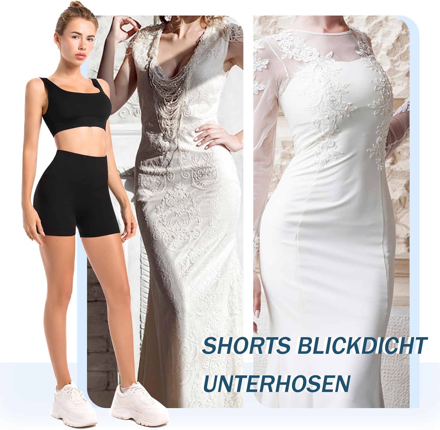 Thumbnail 5 de Sanpetix Sports Shorts Damen – High Waist, blickdichte Leggings-Shorts für Cycling, Yoga und Fitness im Sommer