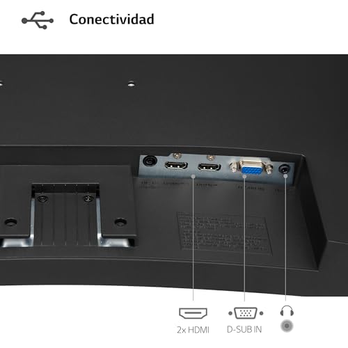 Detalle de LG 32MR50C-B: Monitor Curvo 32" VA FHD 1500R con FreeSync Premium y 100 Hz