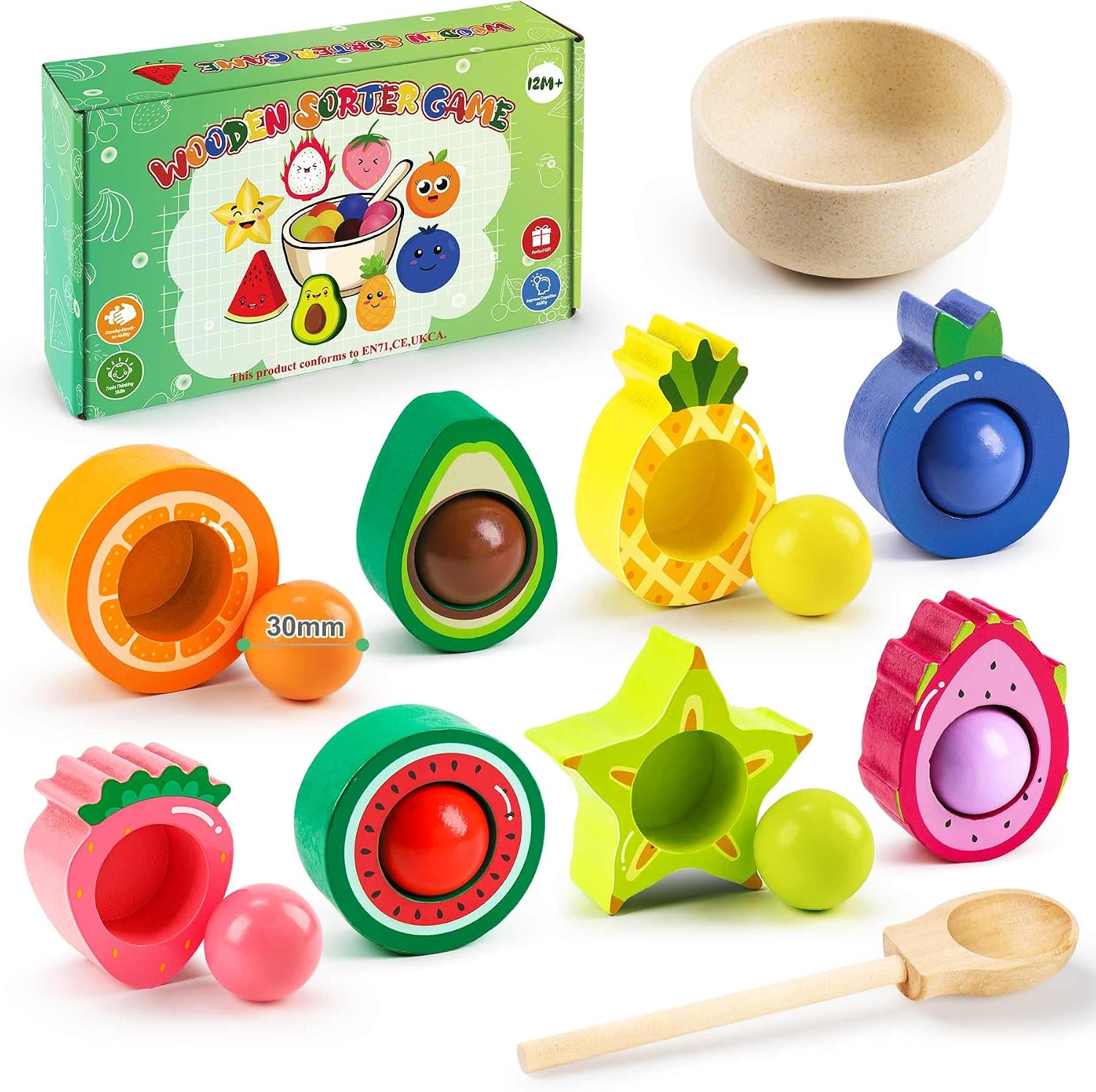 Thumbnail 6 de Seagoal Montessori Toys Wooden Sorting Set for Toddlers