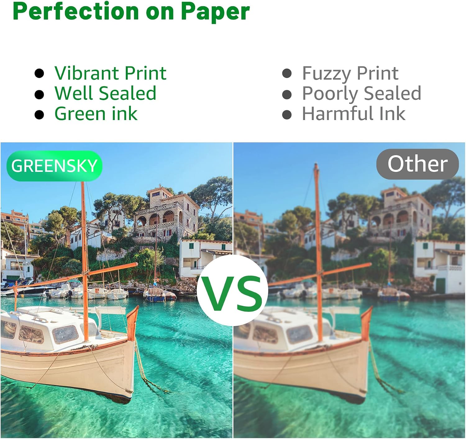 Thumbnail 3 de GREENSKY 5 Pack PGI 580 / CLI 581 XXL Compatible Ink Cartridges for Canon PIXMA TS Series (Non-Original)