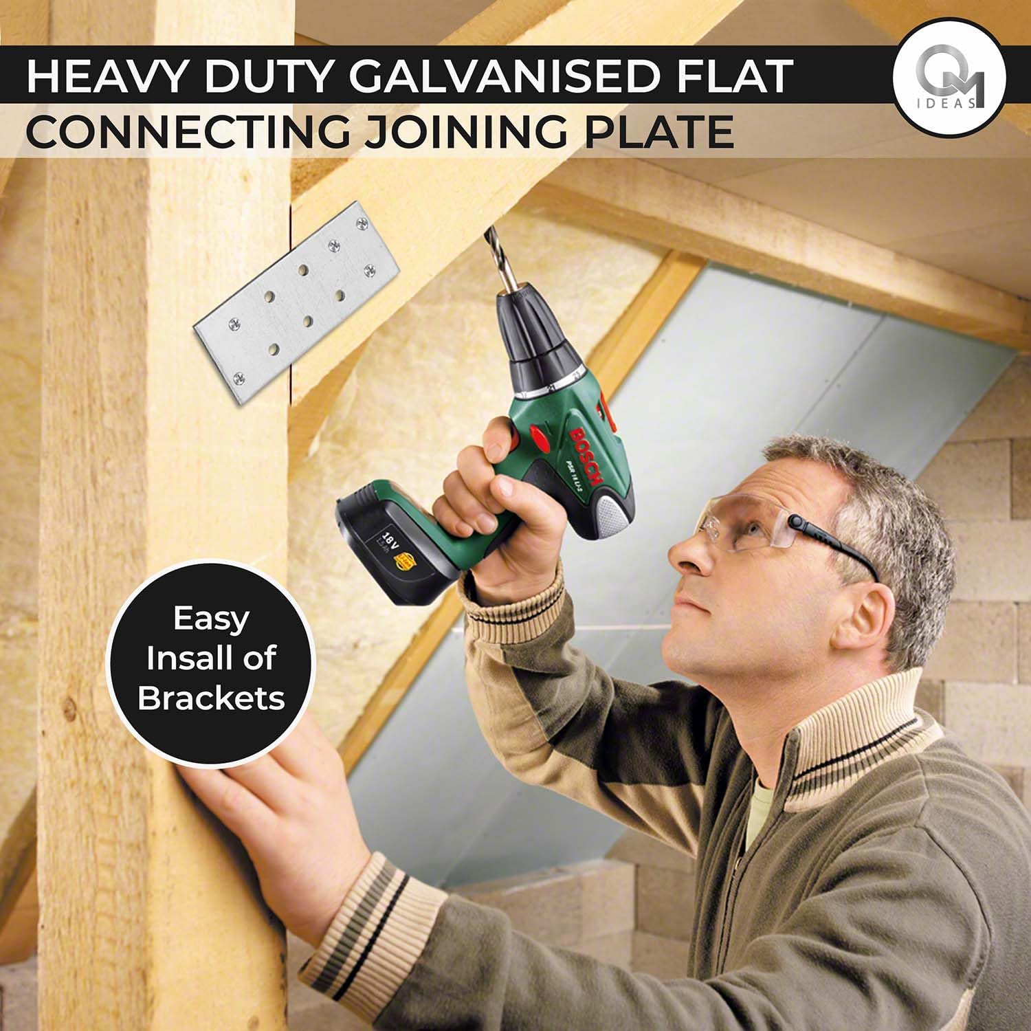 Thumbnail 5 de OMIDEAS Flat Joining Plates 100 x 40 x 2 mm