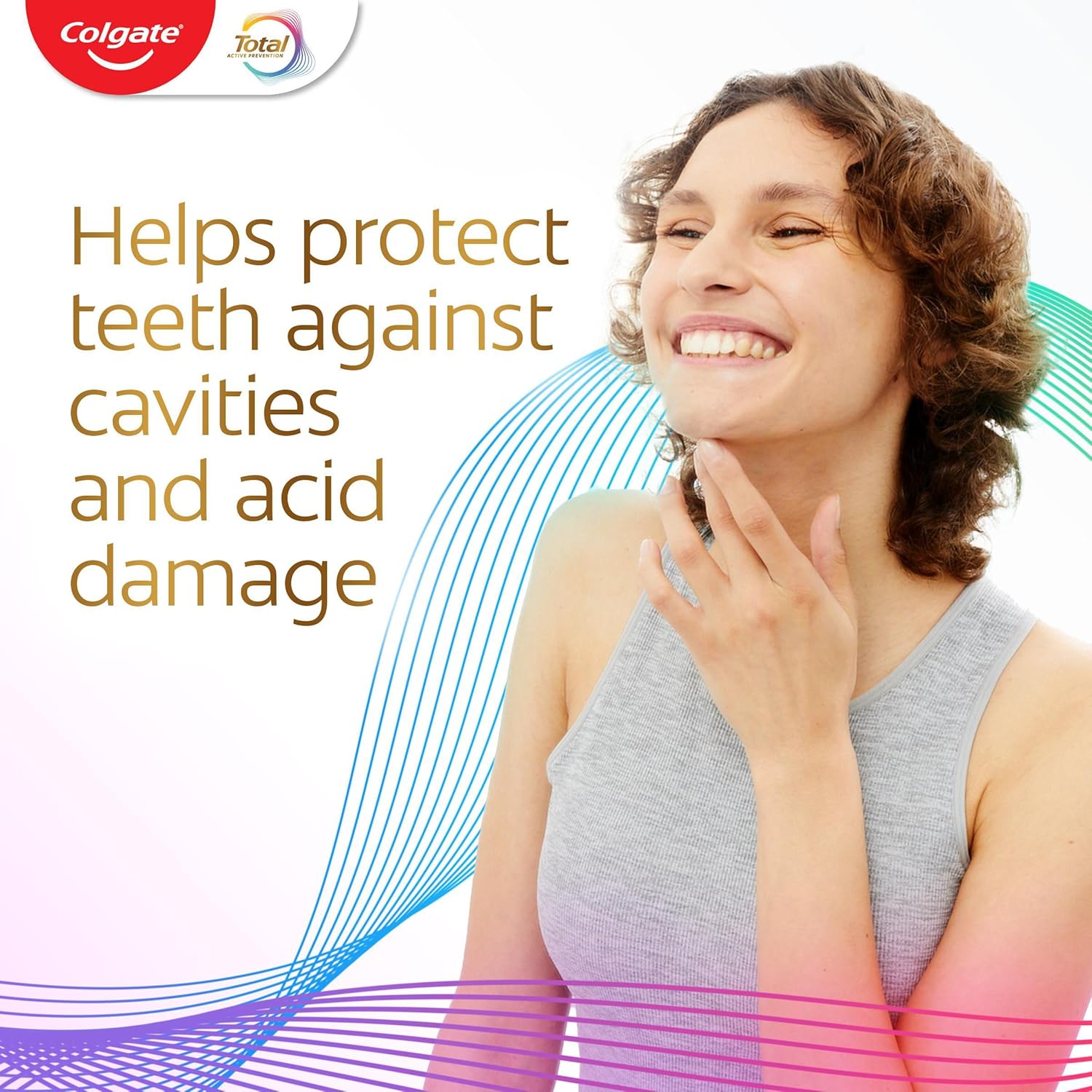 Thumbnail 5 de Colgate Total Active Prevention+ Decay + Erosion Defence Toothpaste 75ml