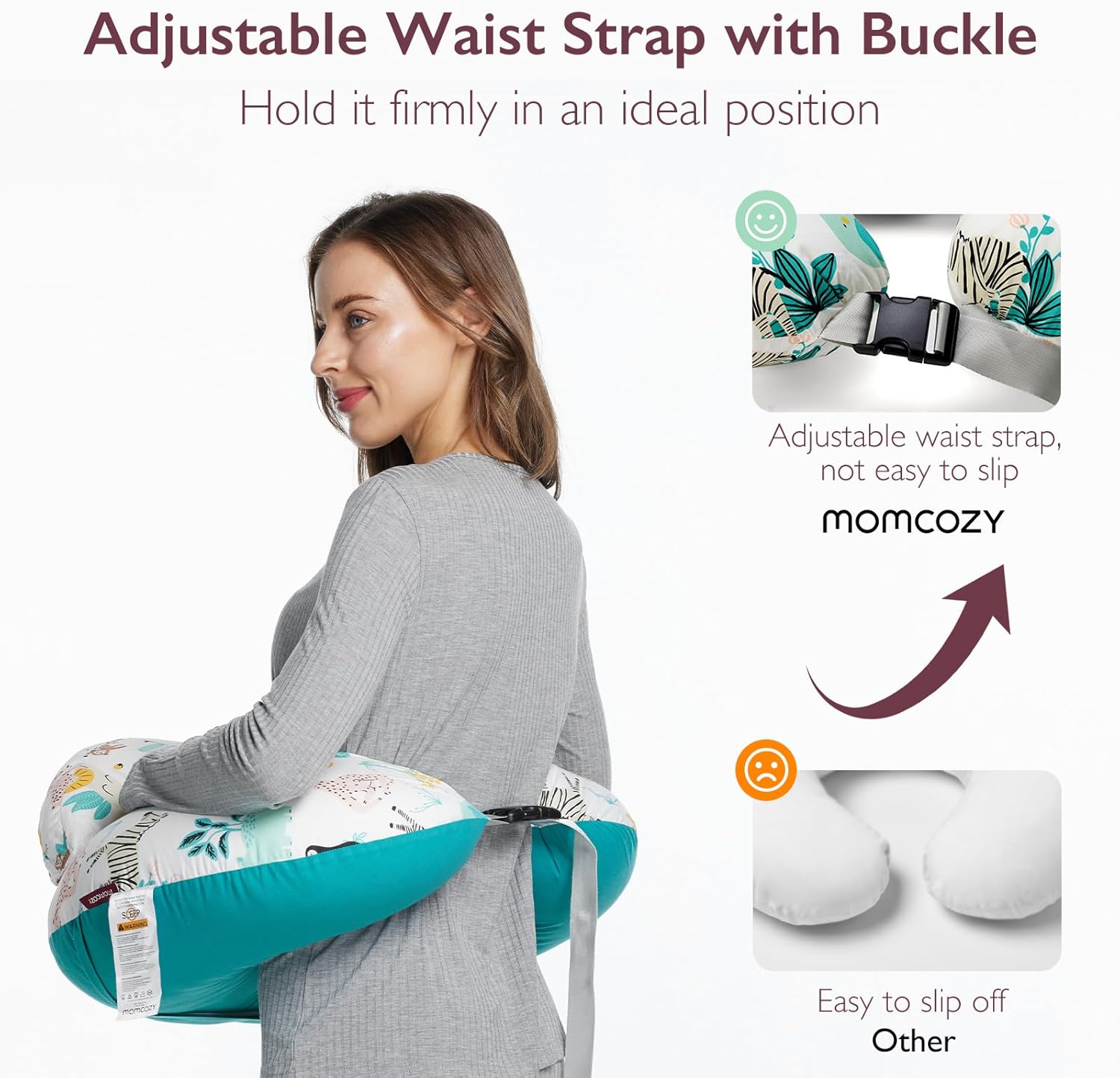 Thumbnail 6 de momcozy Nursing Pillow for Petite Mums: Secure, Compact Support for Breastfeeding