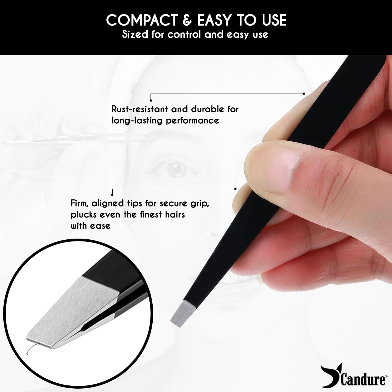 Thumbnail 4 de Candure Tweezers for Eyebrows 5pc set