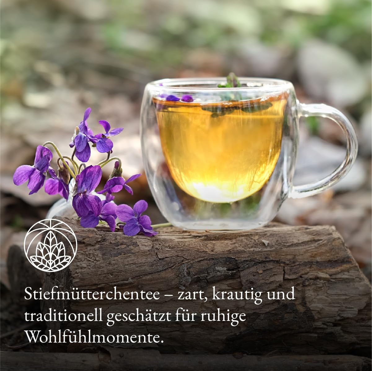 Detalle de Stiefmütterchen Tee Monte Nativo (250 g) – Mildes, florales Kräutertee-Erlebnis